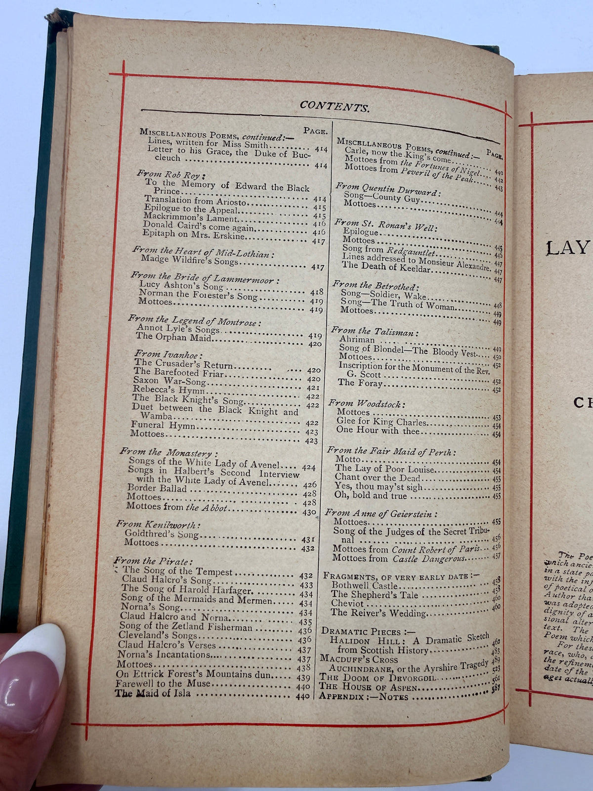 Sir Walter Scott’s Poetical Works, 1880’s