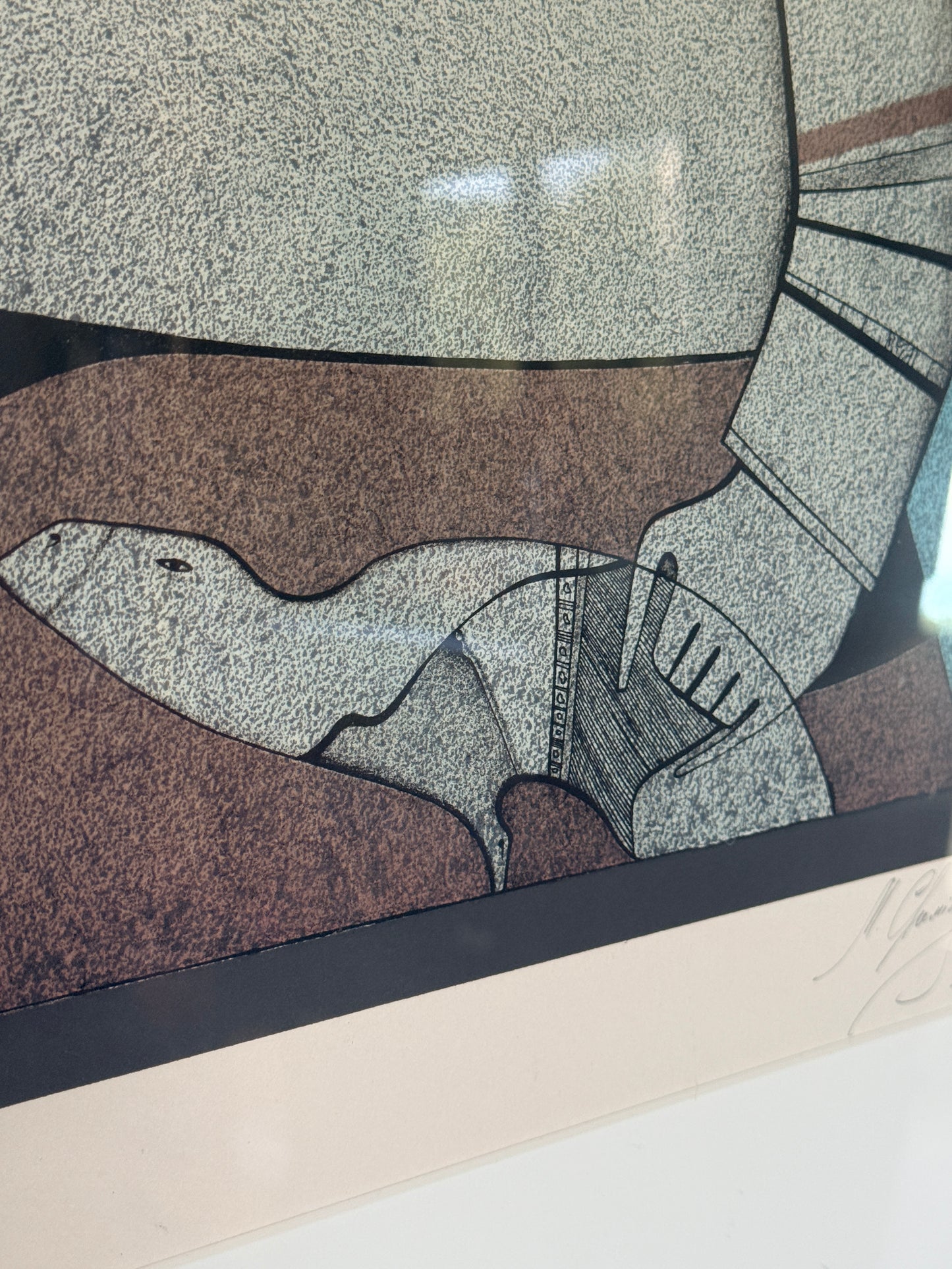 Mihail Chemiakin, 1976, Limited Edition Framed Art Print
