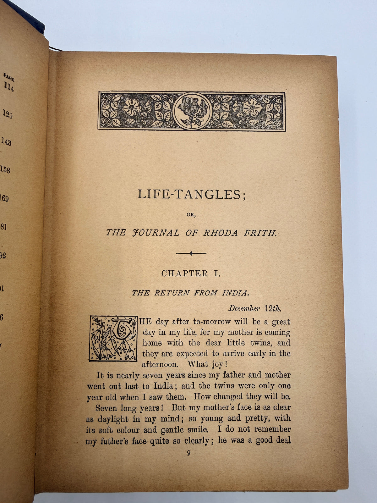 Life in Tangles by Agnes Giberne, Decorative English Binding