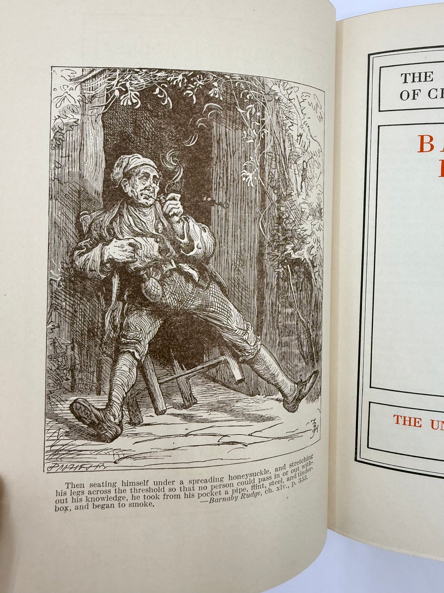 Charles Dickens Lot, 1908, Barnaby Rudge & Others, Purple Antique Books