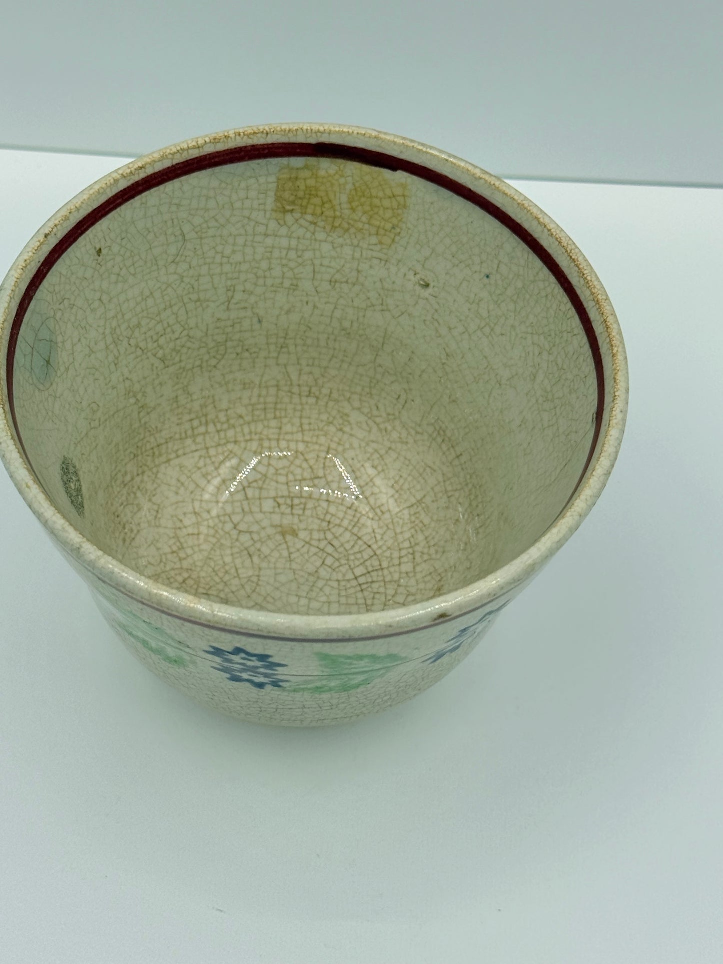Small Ironstone Floral Bowl