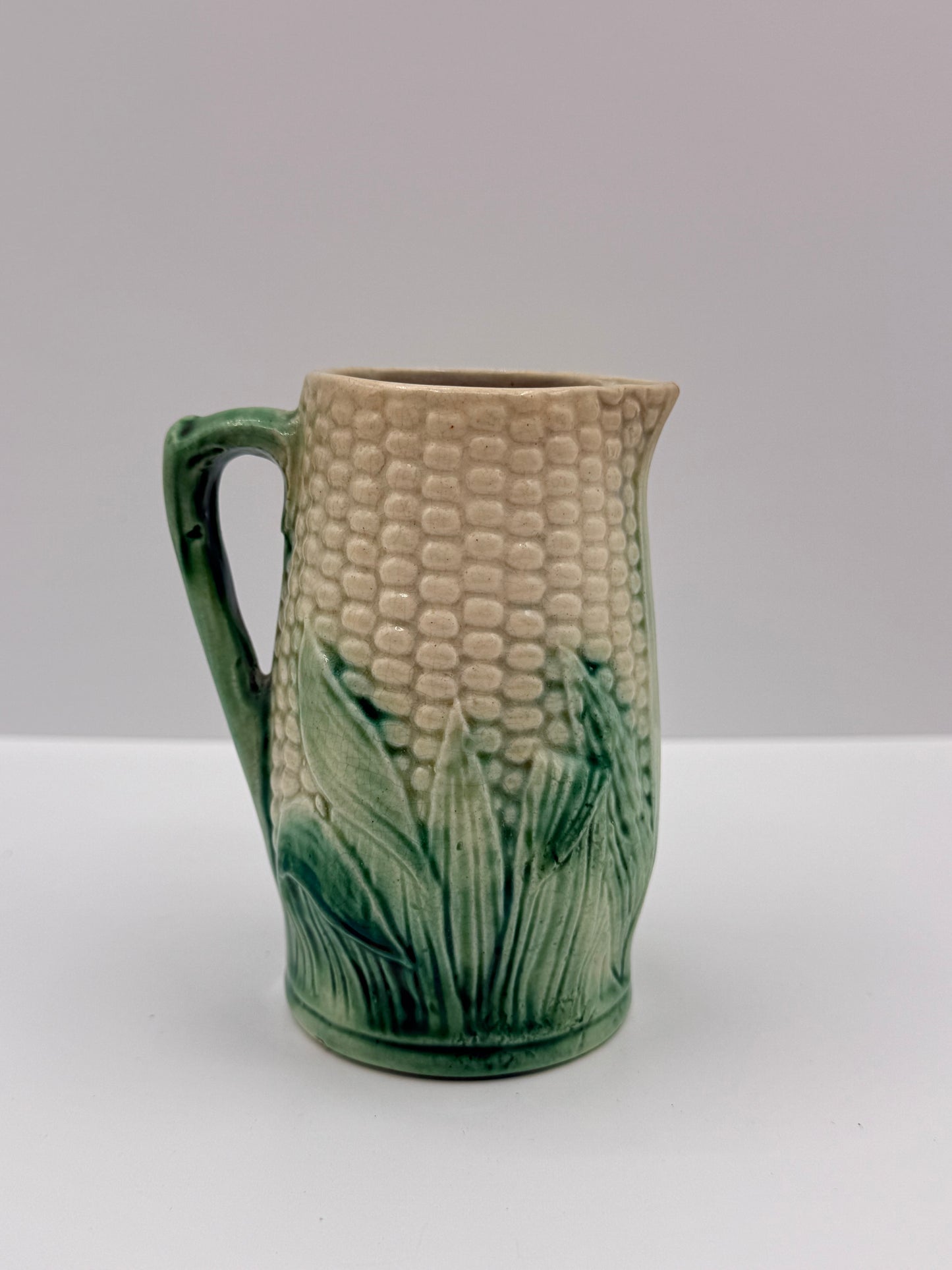 Etruscan Majolican Corn Creamer