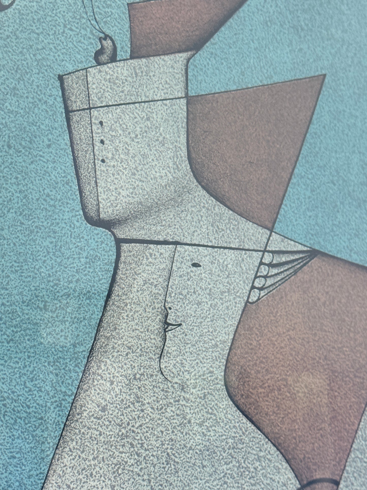 Mihail Chemiakin, 1976, Limited Edition Framed Art Print