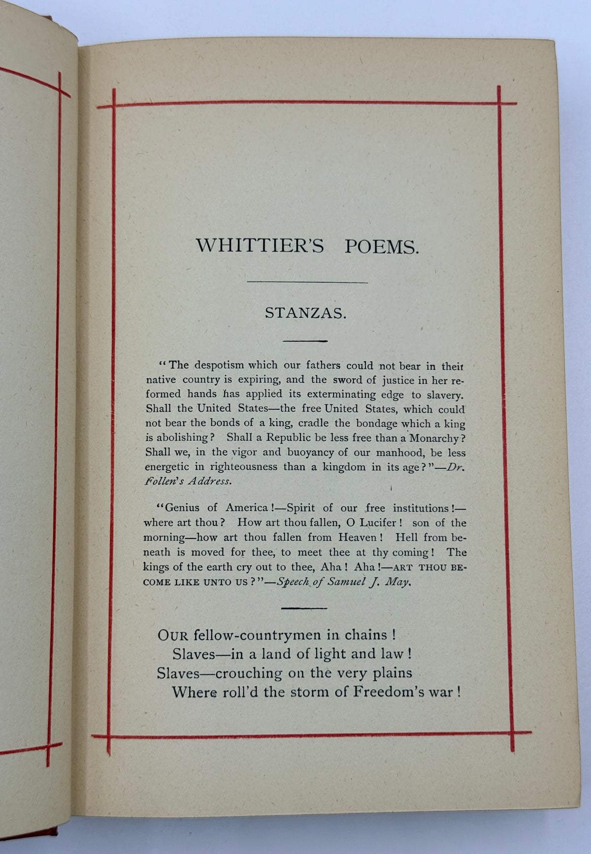 Poems by John Whittier