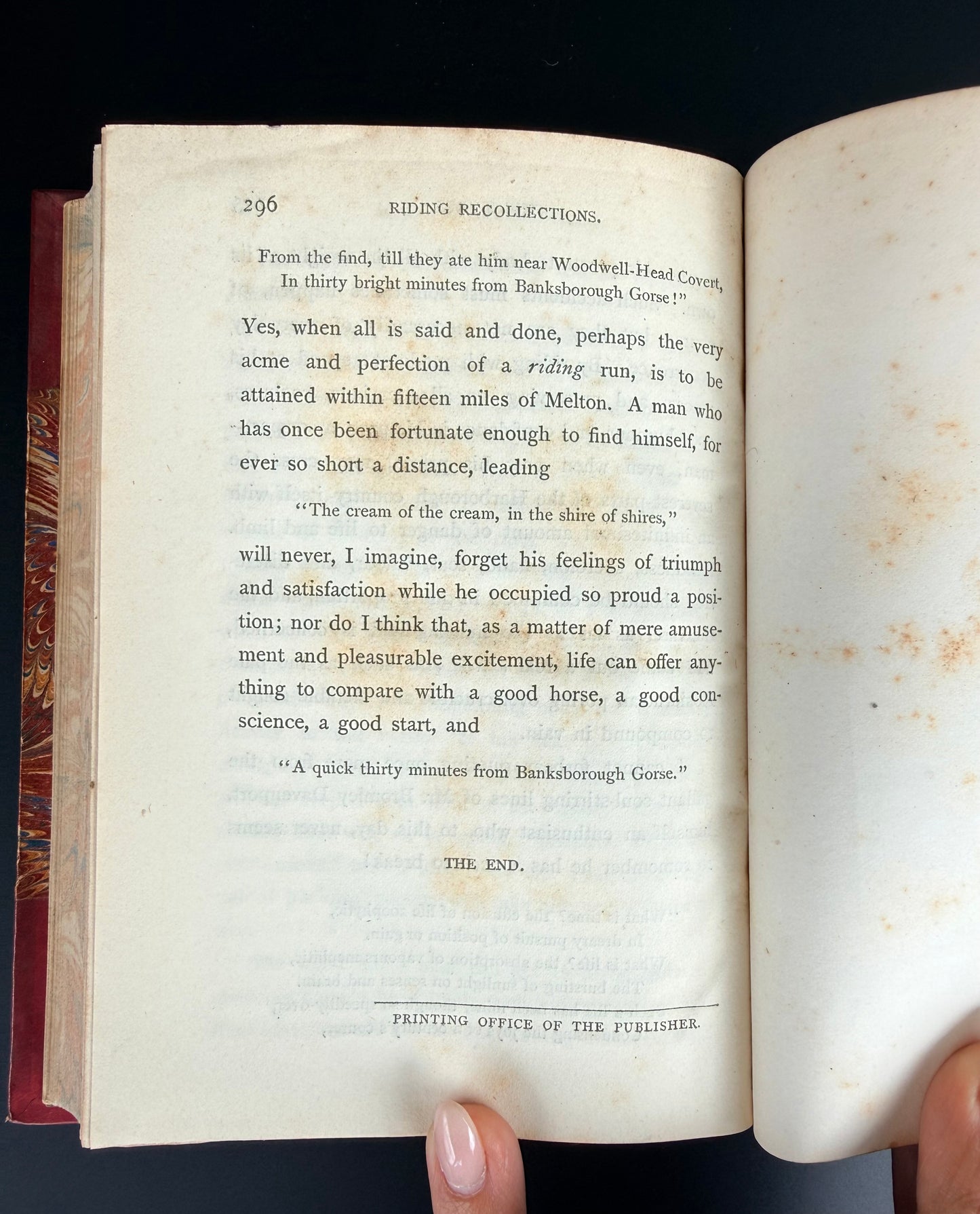 Riding Recollections by G J Whyte Melville, 1879