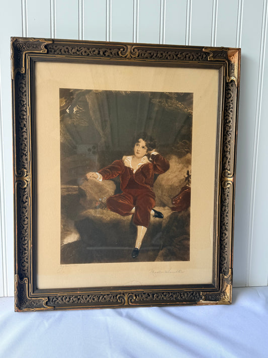 After Sir Thomas Lawrence, Master Charles William Lambton (1825 Reproduction)