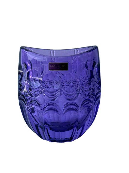 Primrose Purple Waterford Crystal Vase DSM Vintage