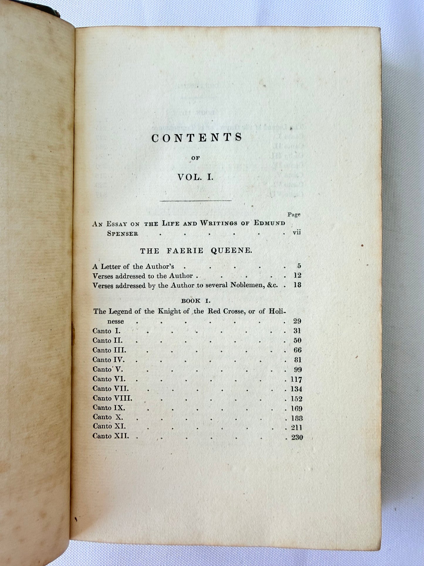 The Faerie Queen & Others, Edmund Spenser’s Works, 1825
