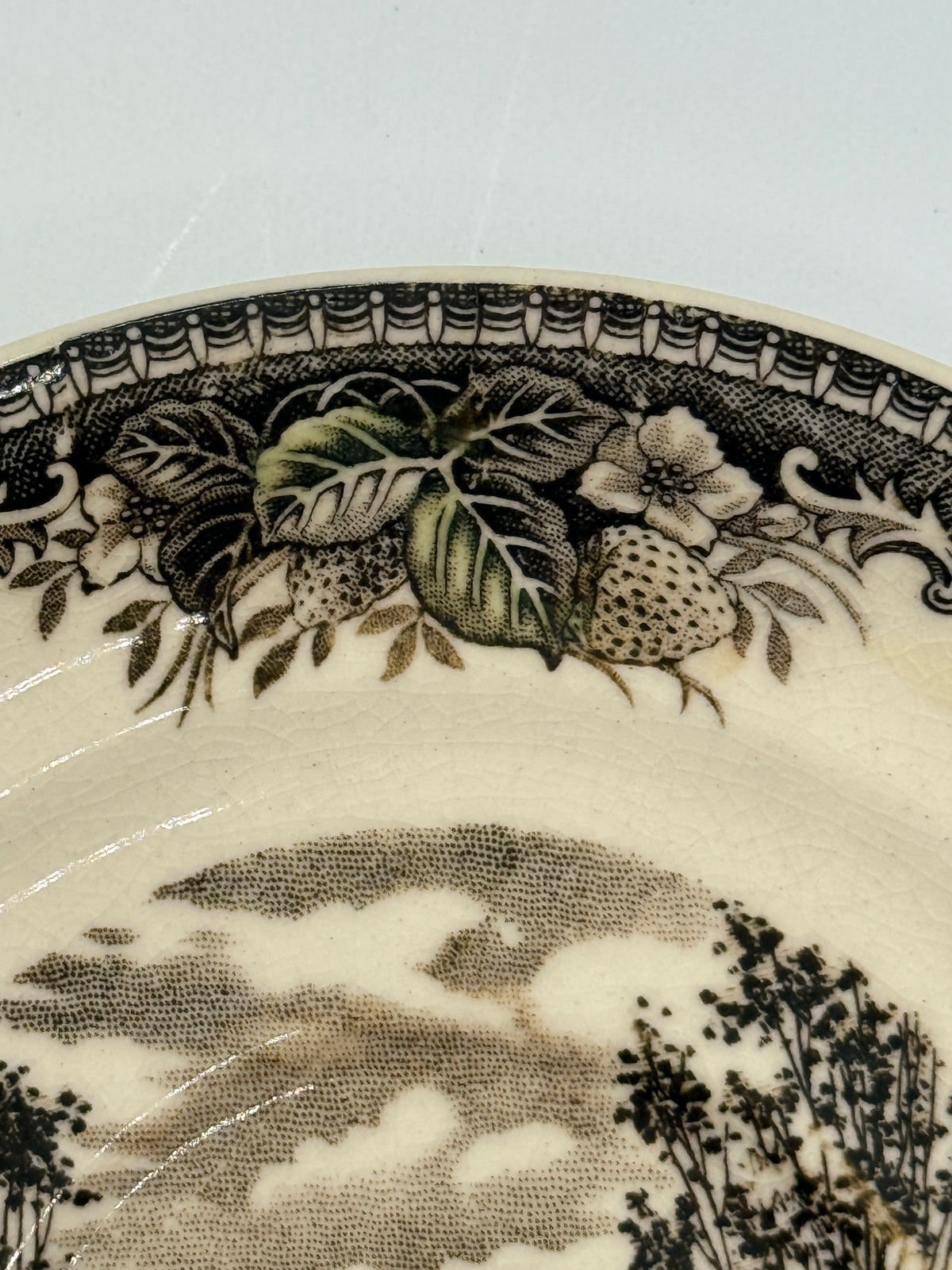 Floral English Country Style Small Plate, 5"