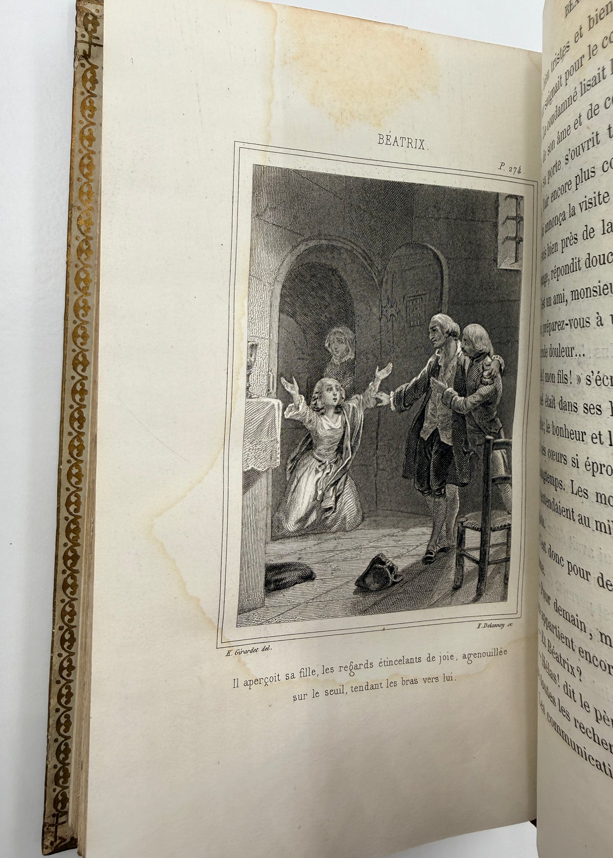Beatrix, French Cartonnage Book, 1866