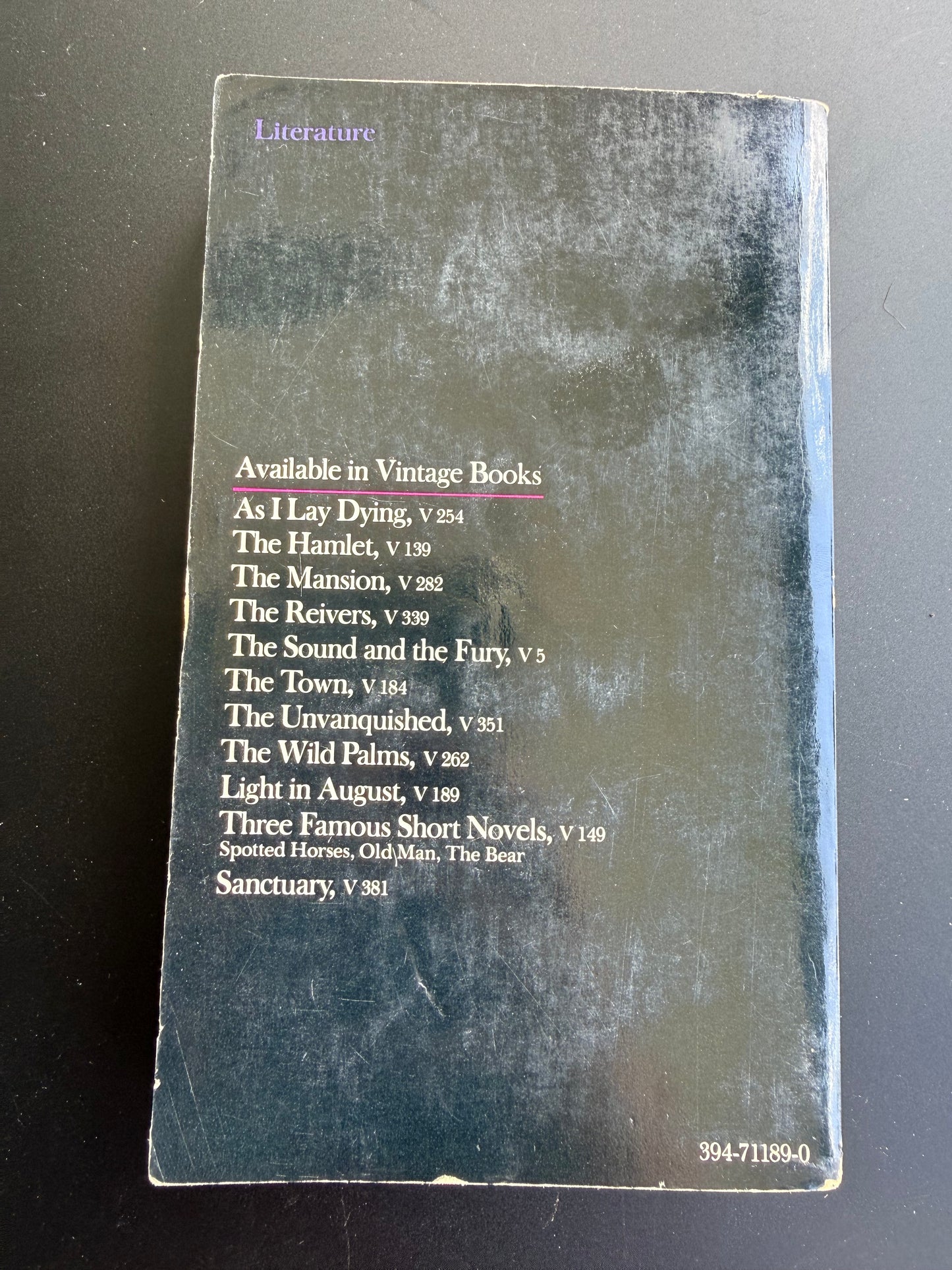 Light in August by William Faulkner, 1972