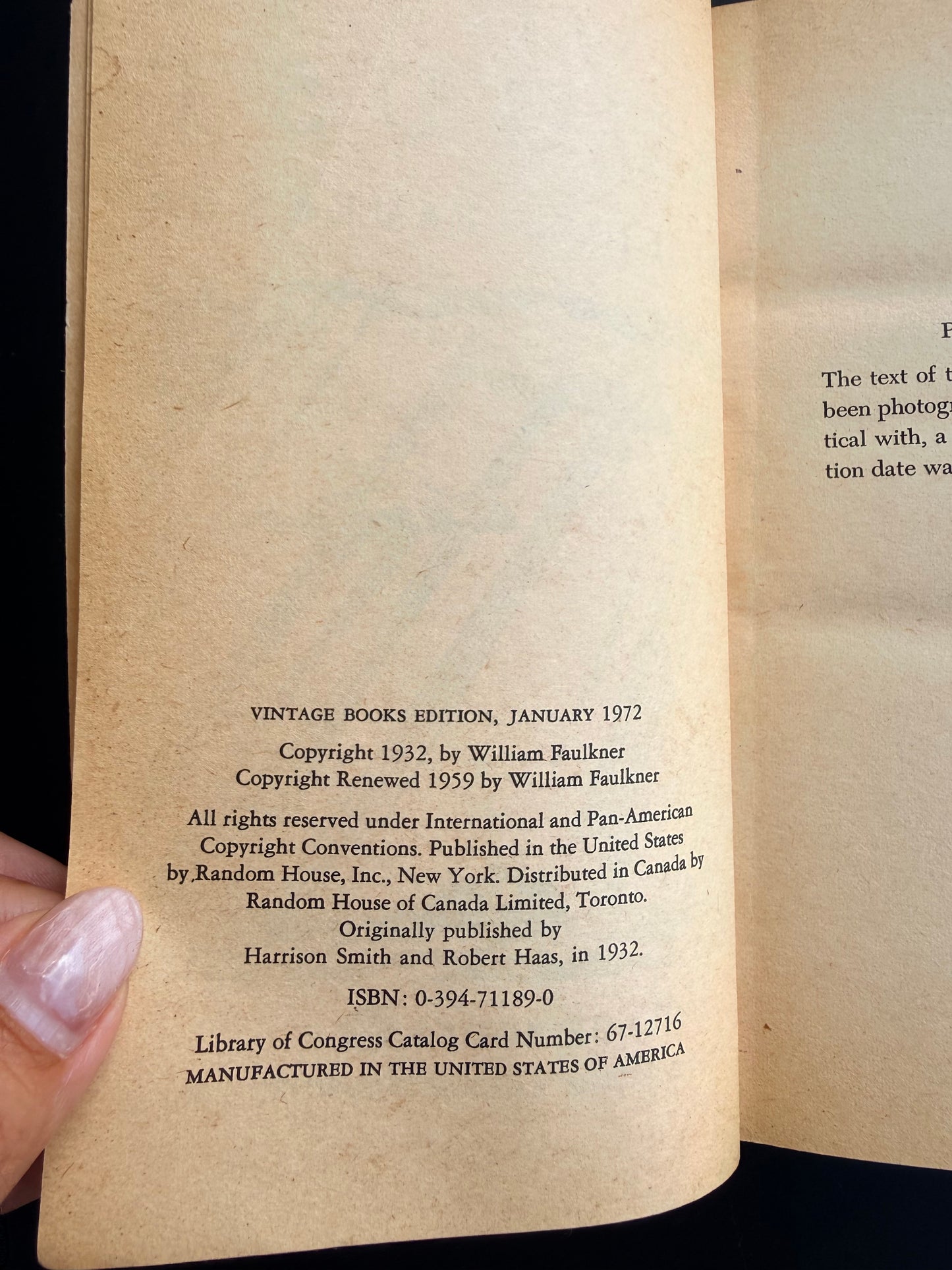 Light in August by William Faulkner, 1972