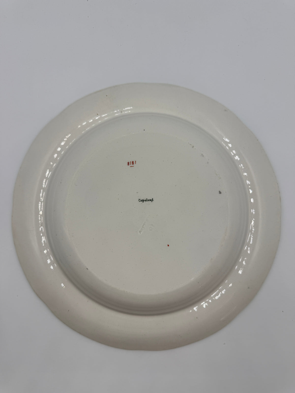 English Copeland Floral Dish, 9.75"