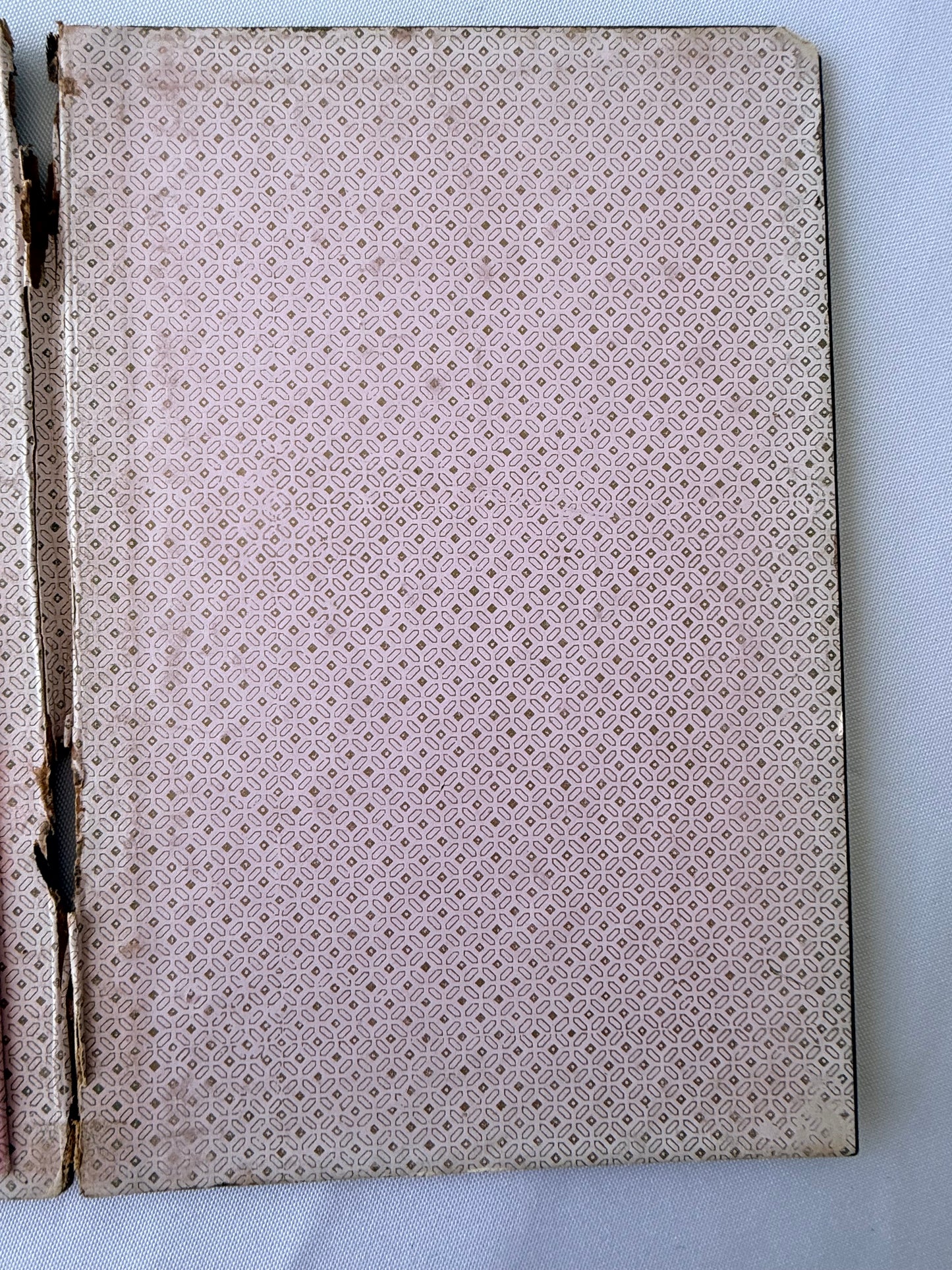 Victorian Paper Mache Desktop Blotter, Victorian Paper Holder