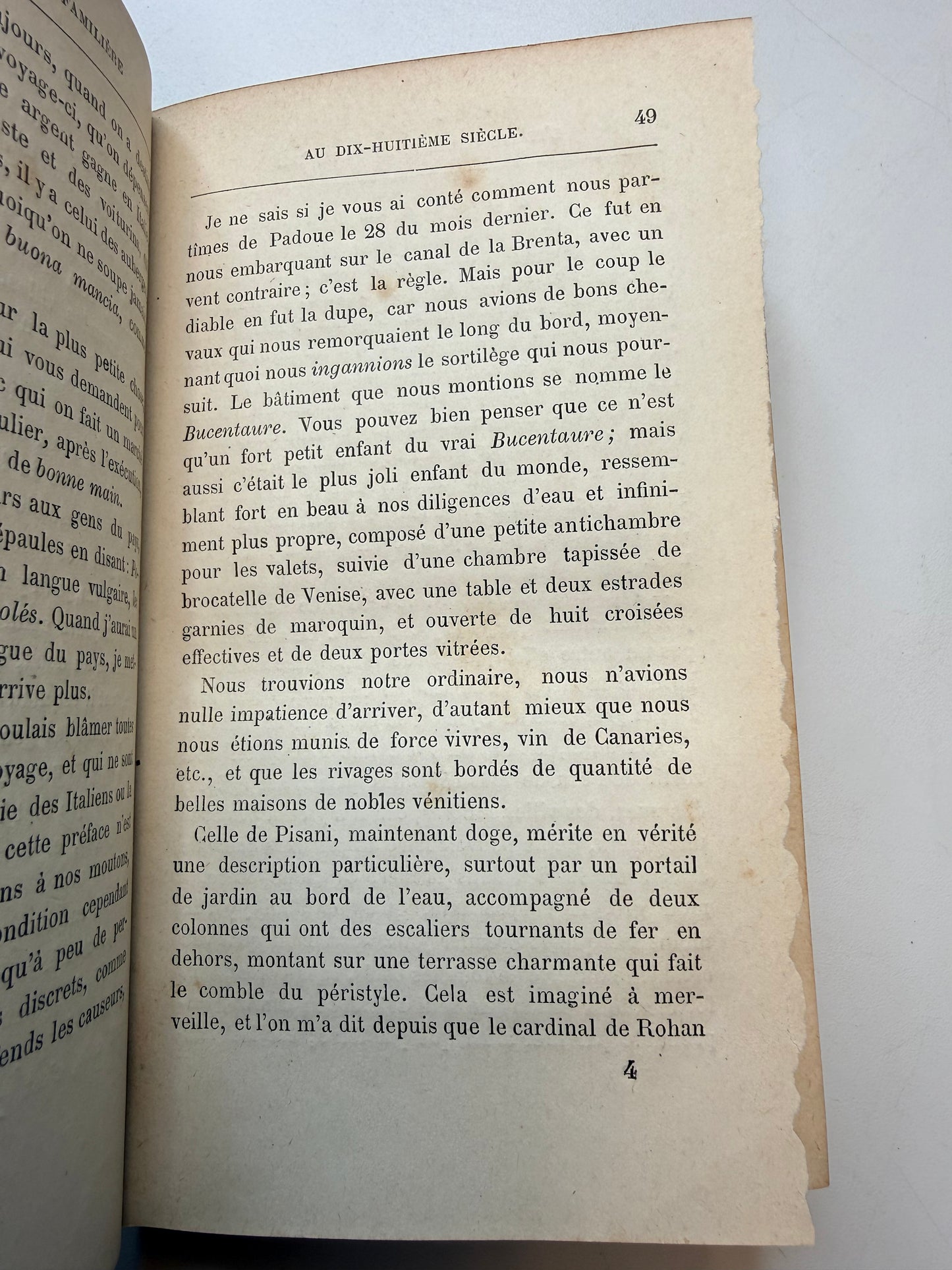 The Charming and Familiar Italy, French Book