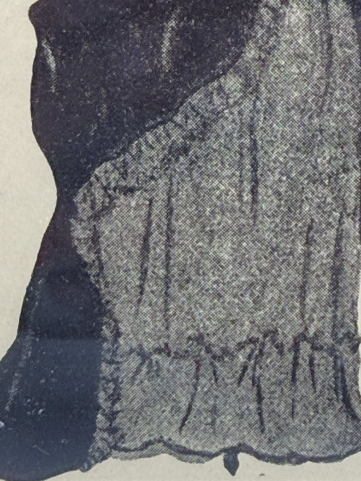 Framed Silhouette, Colonial Lady by C & A Richards - Boston