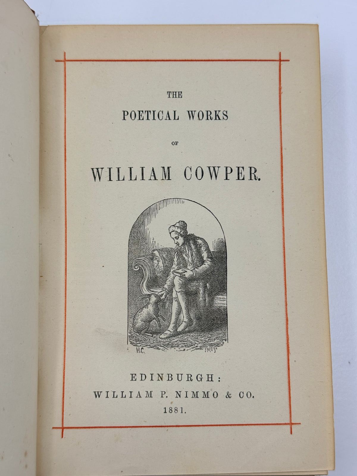 William Cowper’s Poetical Works, 1881