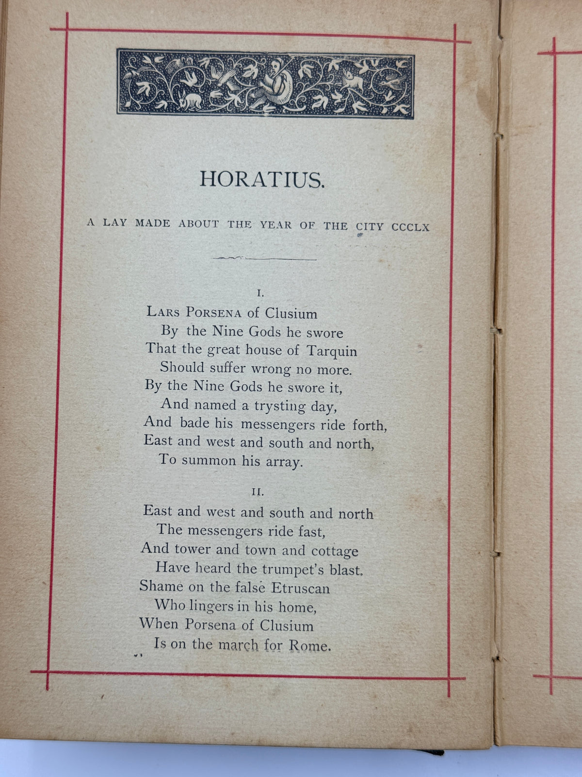 The Poetical Works of Lord Macaulay, 1880's