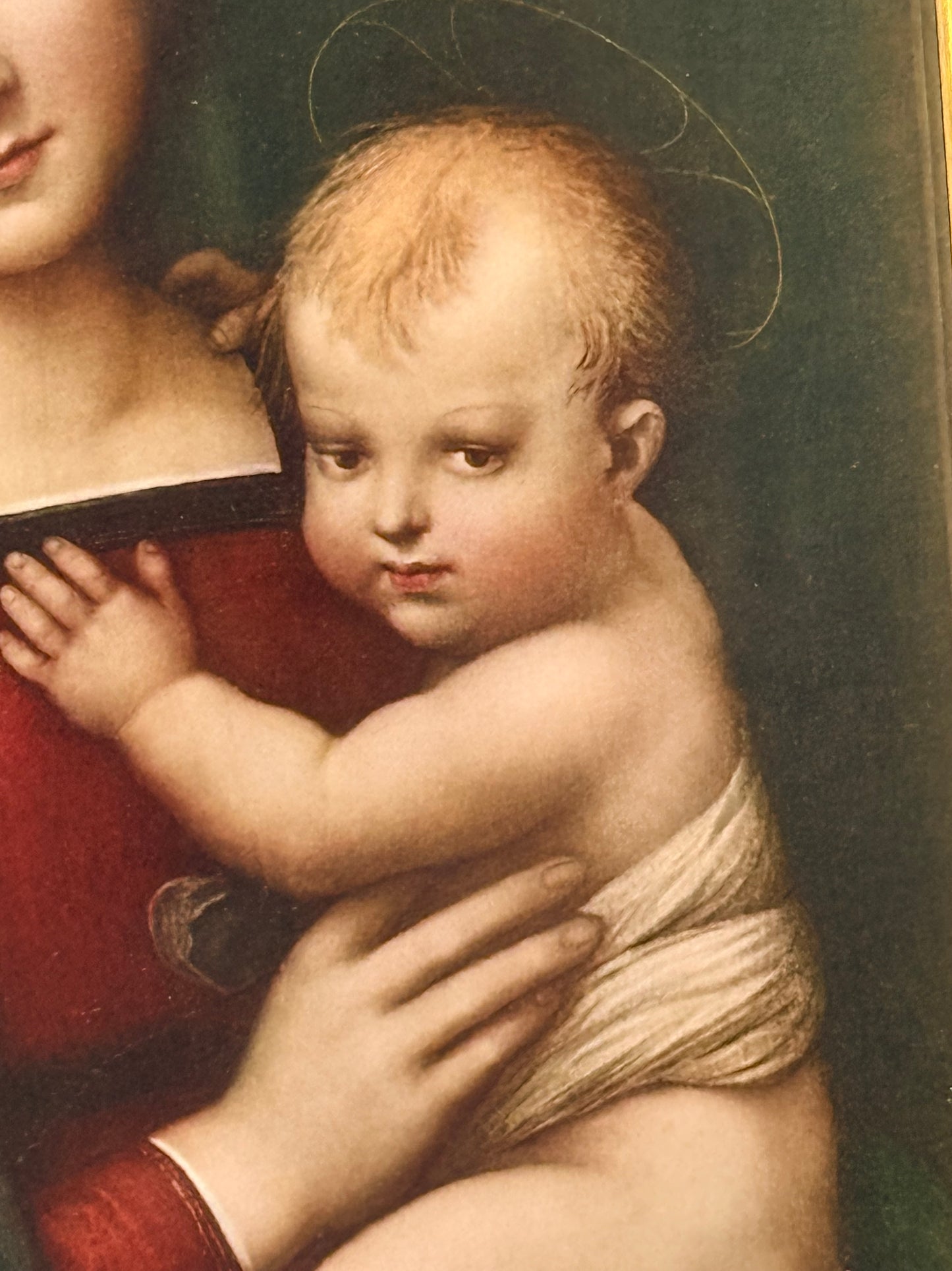 Madonna Christian Print by Roberto Hoesch, Italy, 11”