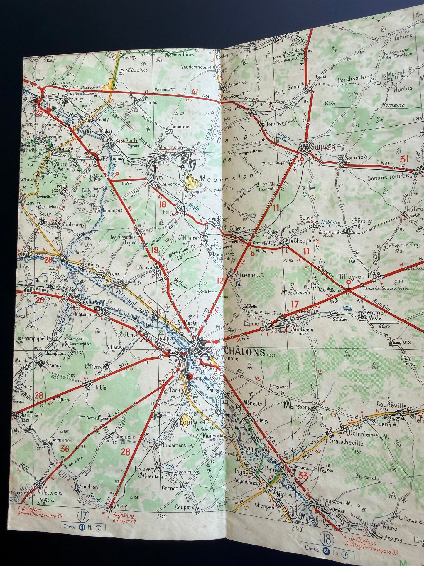 Vintage Michelin Map of Paris #56