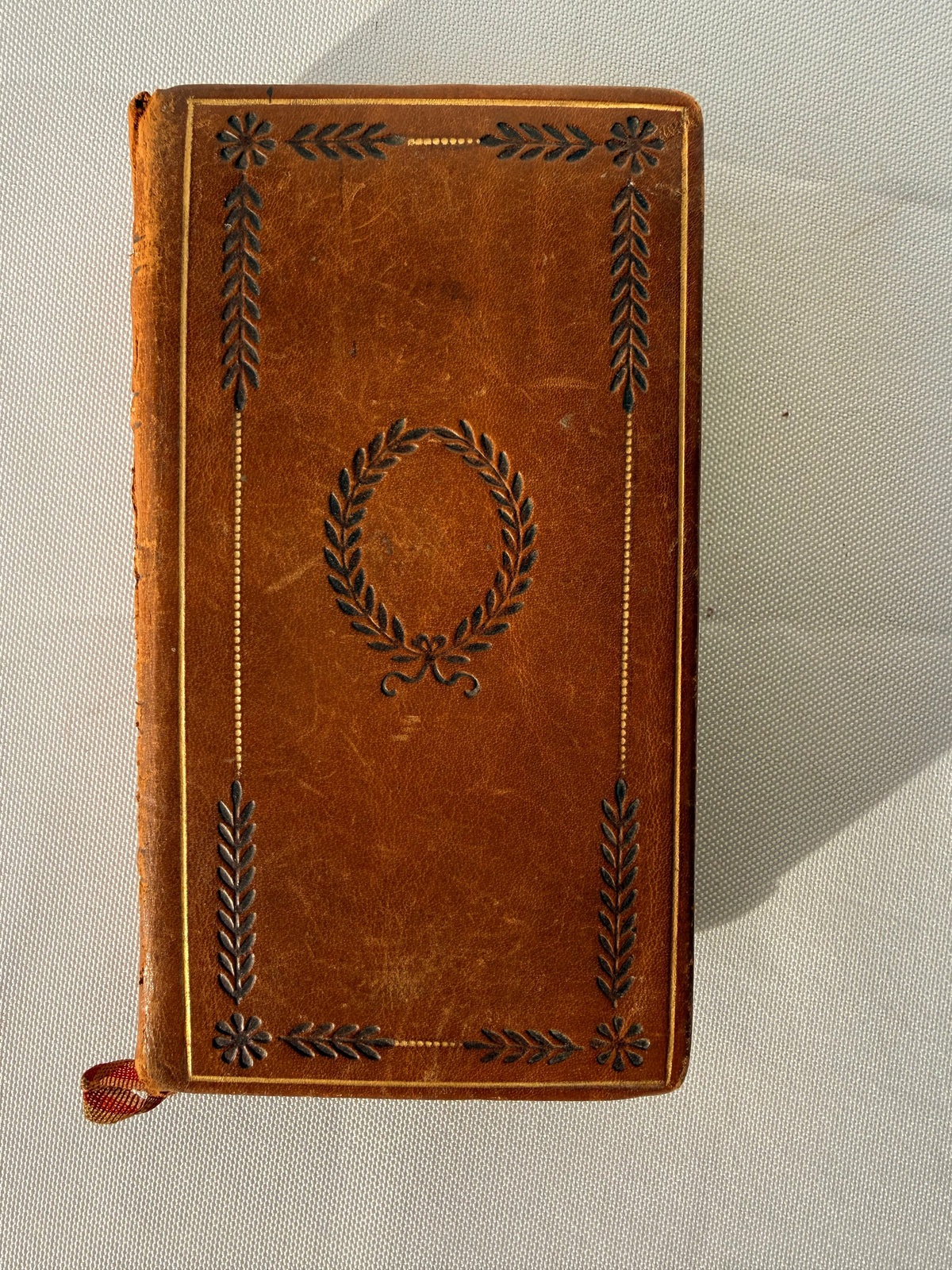 French Leather Prayer Book, L’Imitation de Jesus Christ DSM Vintage