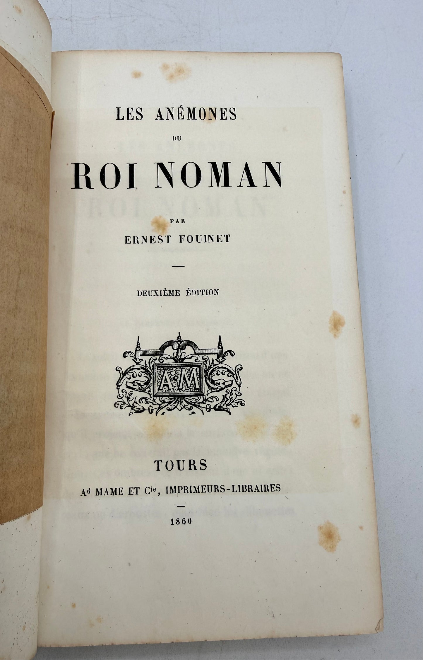 The Years of King Noman, French Cartonnage, 1860
