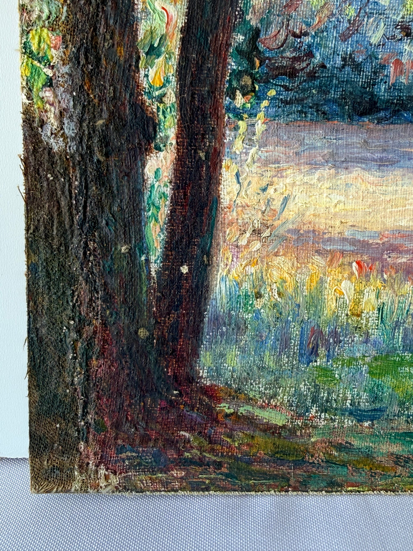 Jacques Louis Barcat Impressionist Landscape Oil, 8”