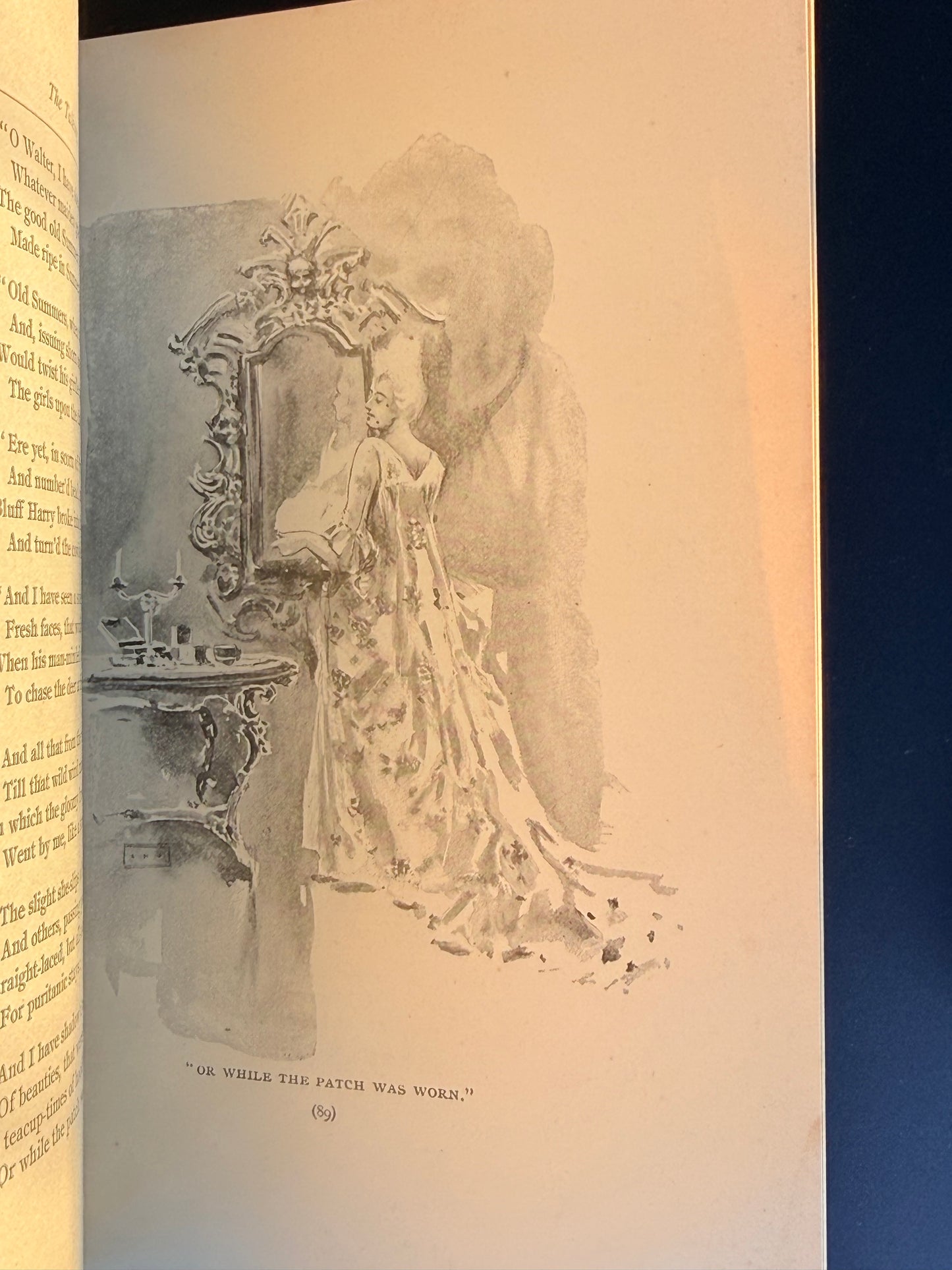 Lot of Antique Floral Books, Tennyson & Bacon