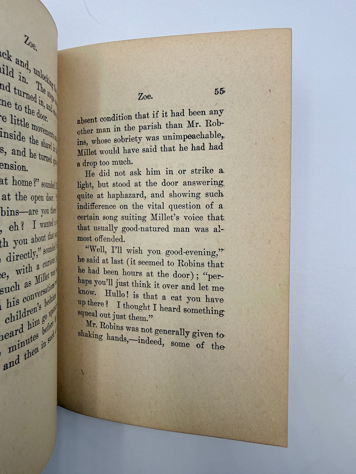 Zoe- an Antique Book