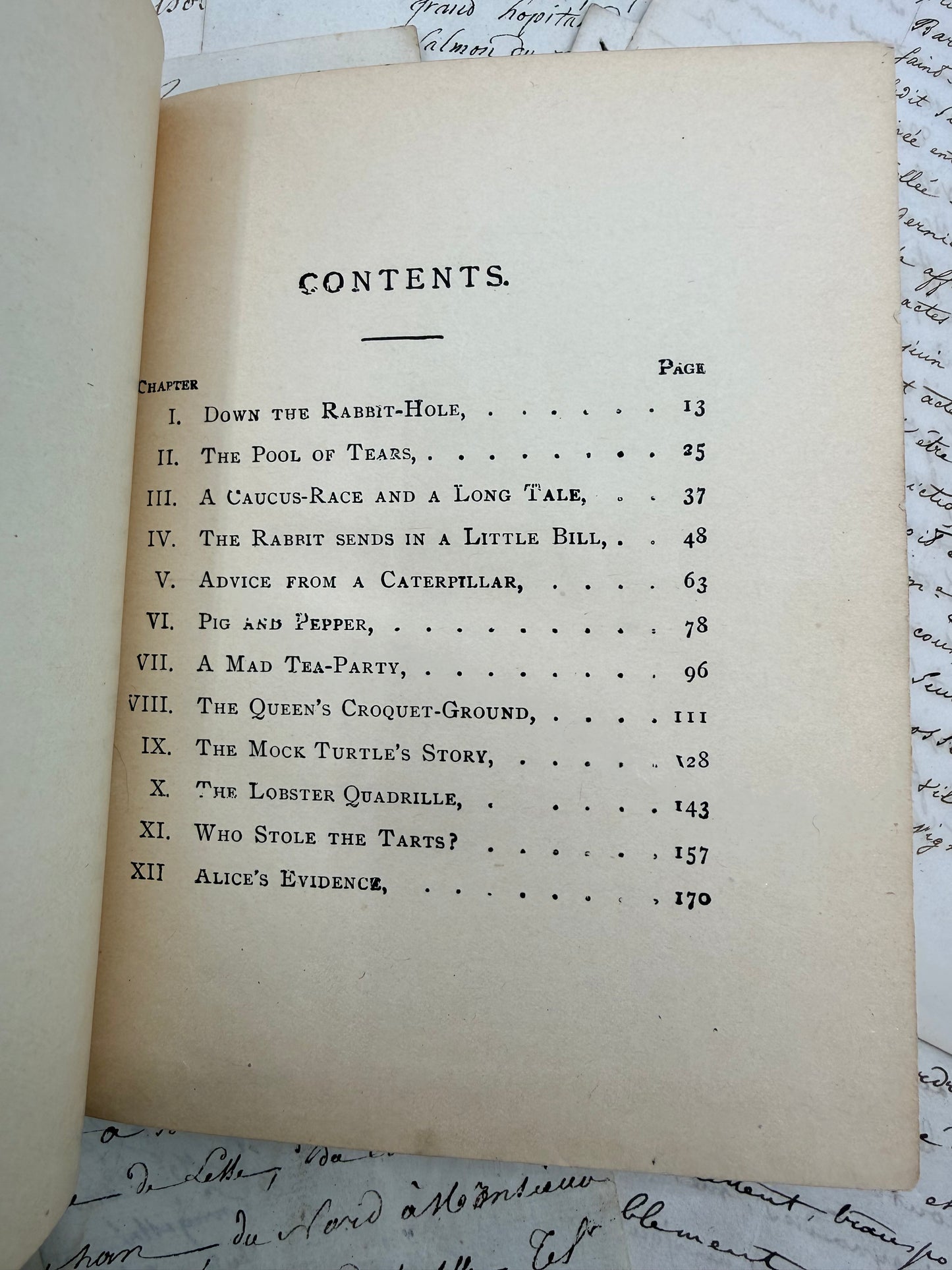 Alice’s Adventures in Wonderland by Lewis Carroll, 1897