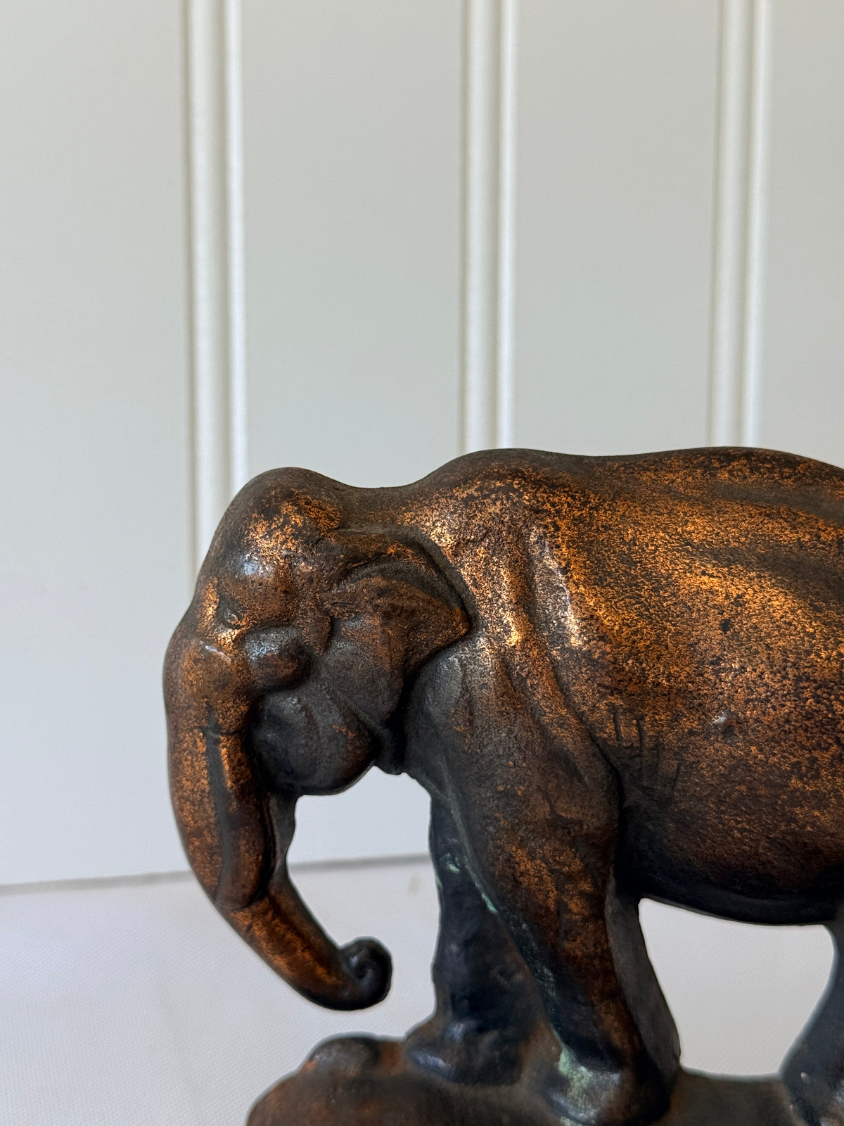 Elephant Cast Iron Bookends, 5”