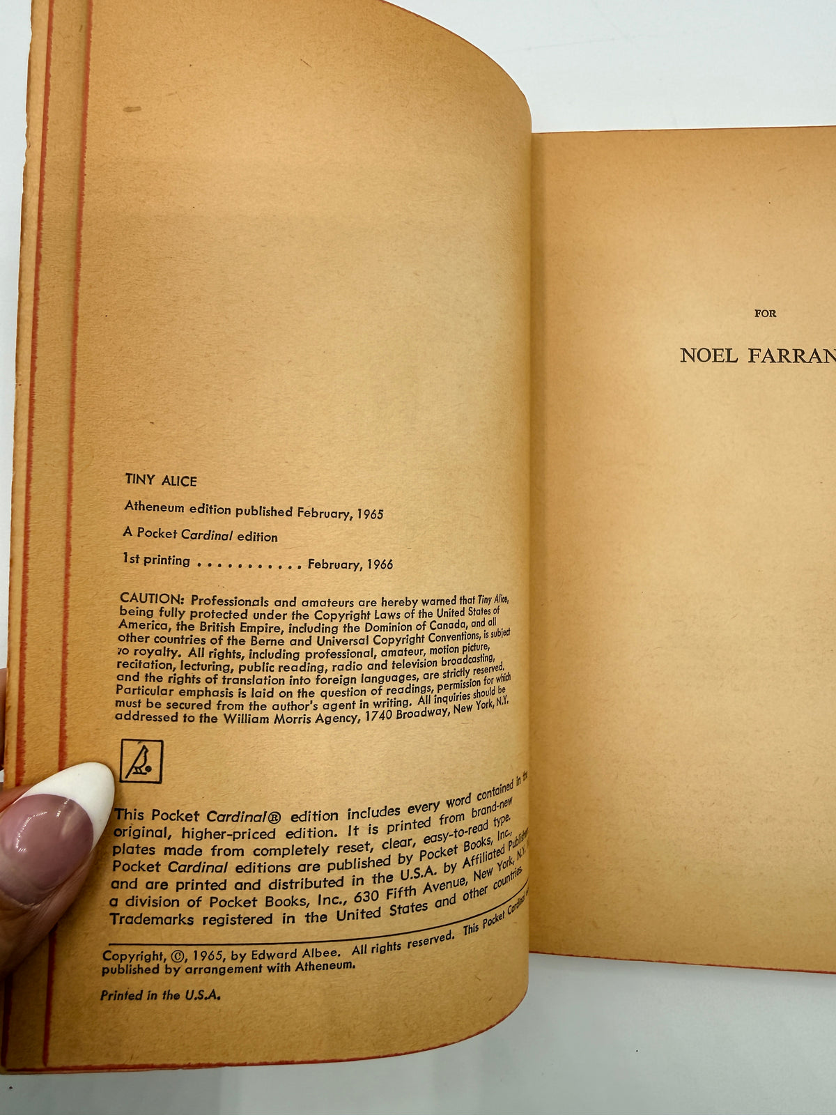 Tiny Alice by Edward Albee