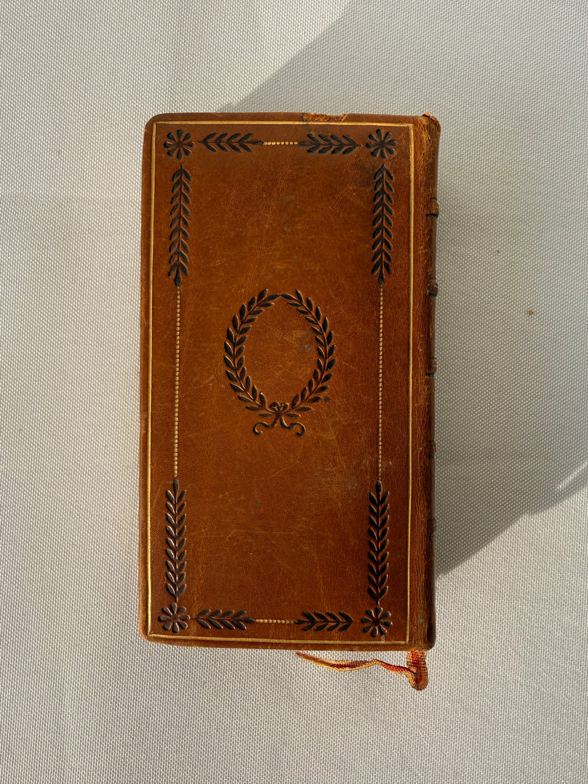 French Leather Prayer Book, L’Imitation de Jesus Christ DSM Vintage