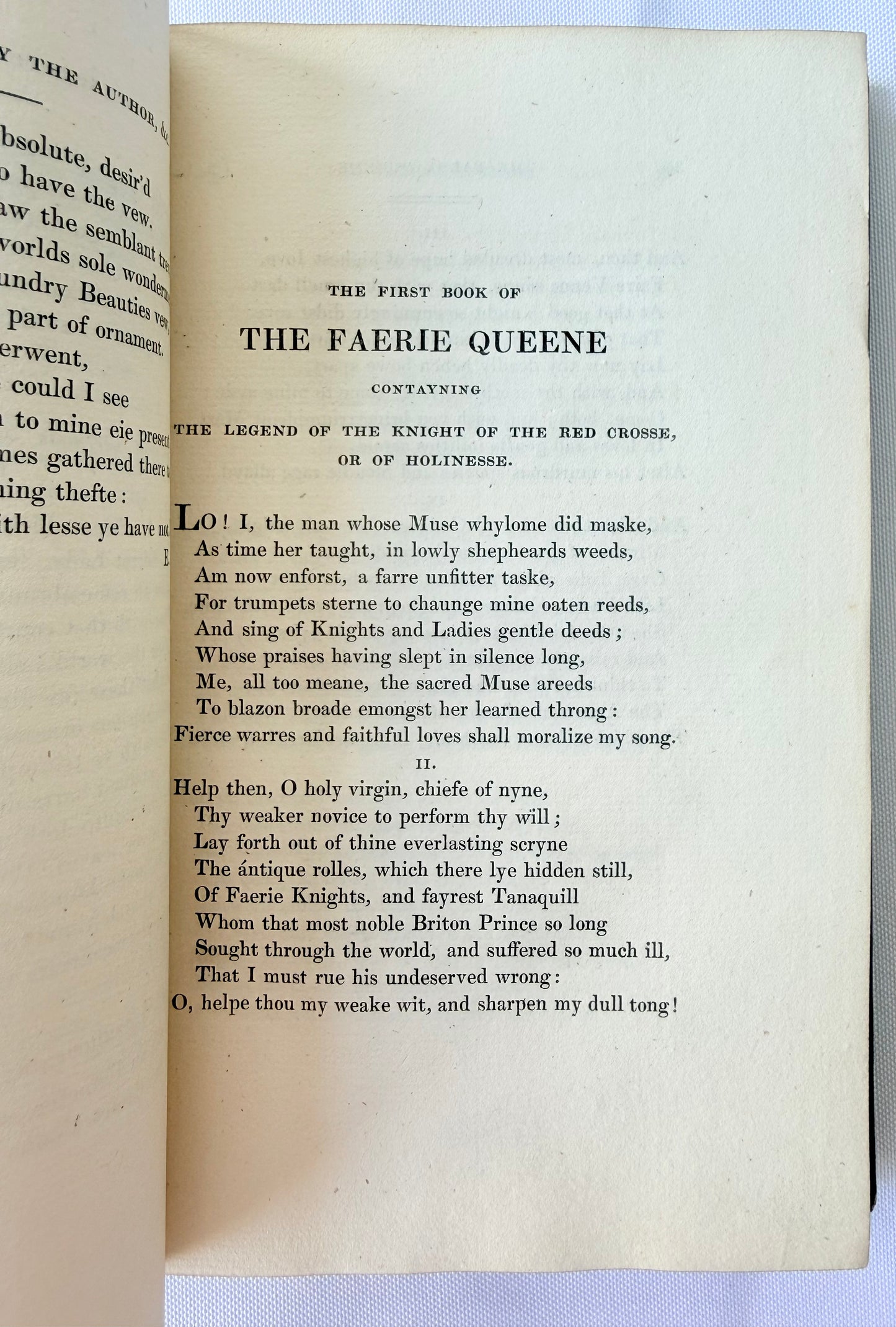 The Faerie Queen & Others, Edmund Spenser’s Works, 1825