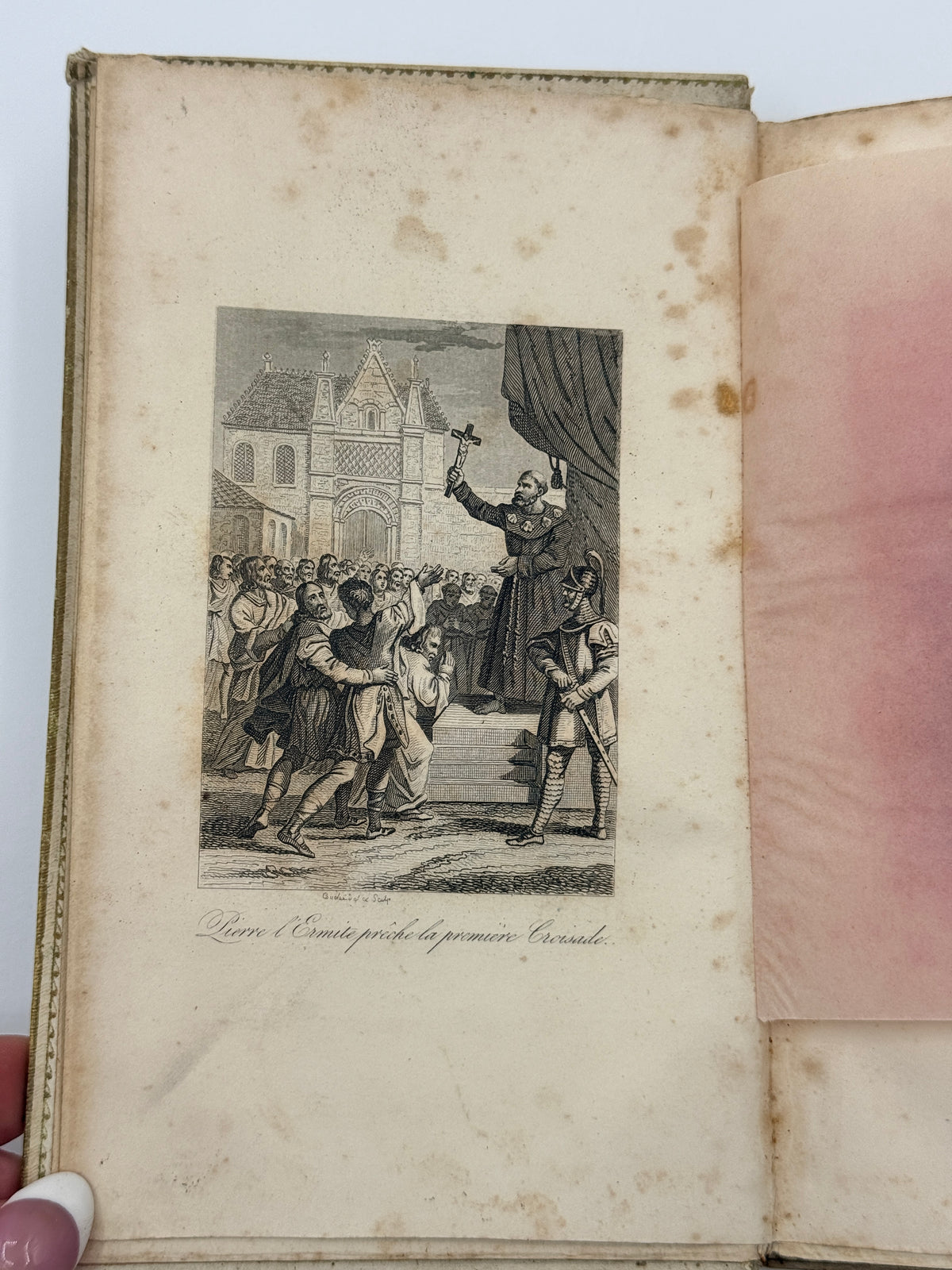 Beauties of the History of the Crusades, French Cartonnage Book