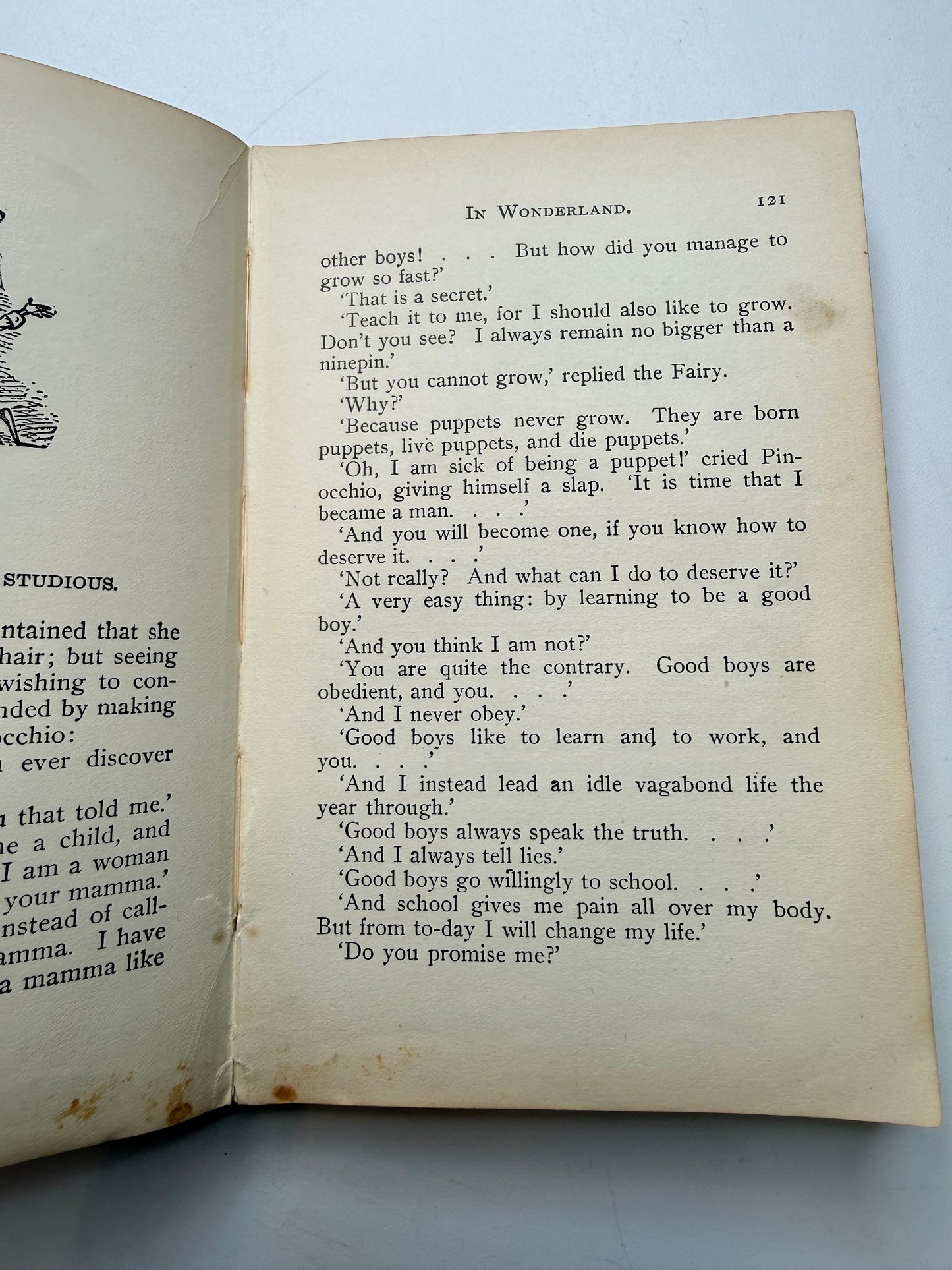Pinocchio’s Adventures in Wonderland, 1898