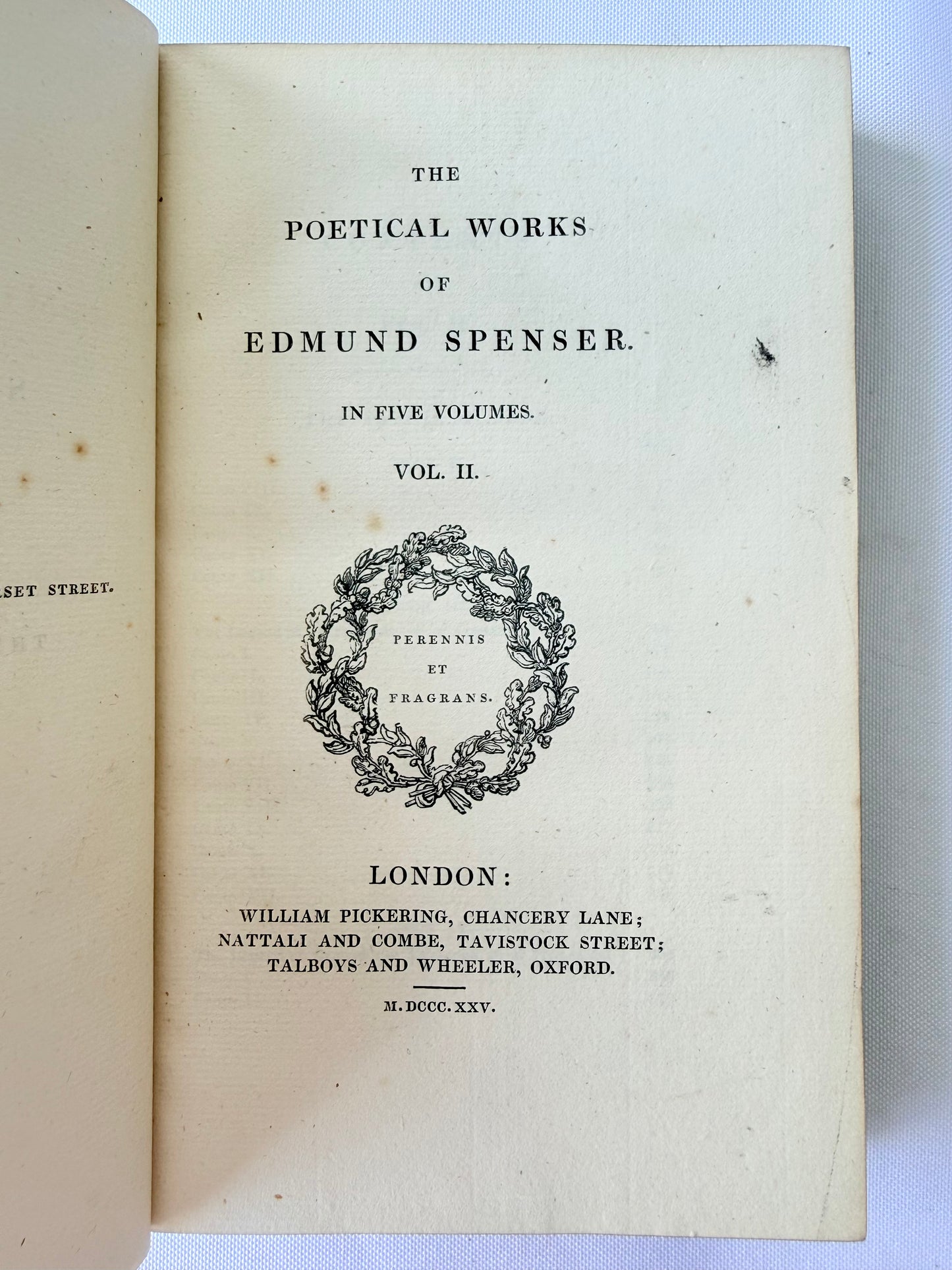 The Faerie Queen & Others, Edmund Spenser’s Works, 1825