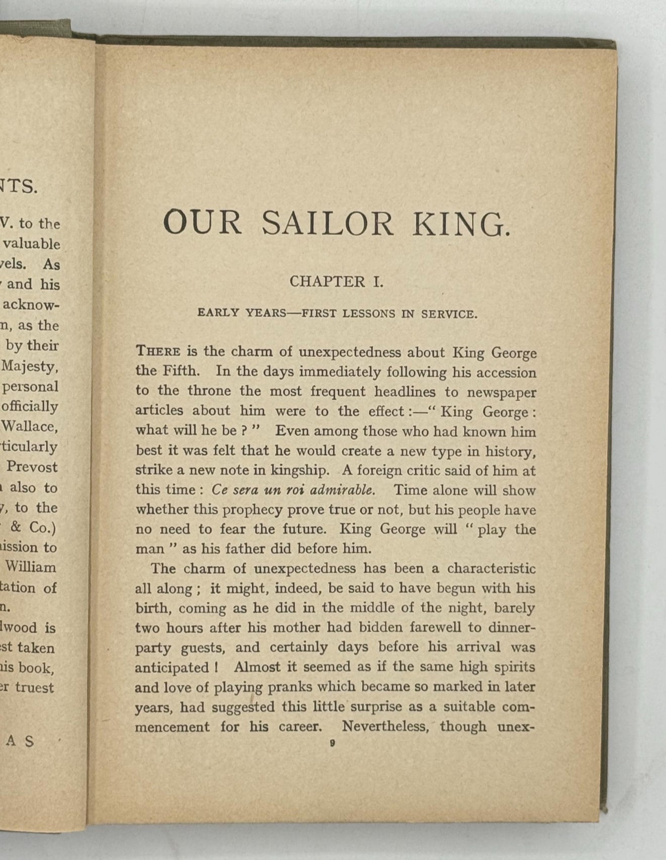 Our Sailor King, Antique British Binding