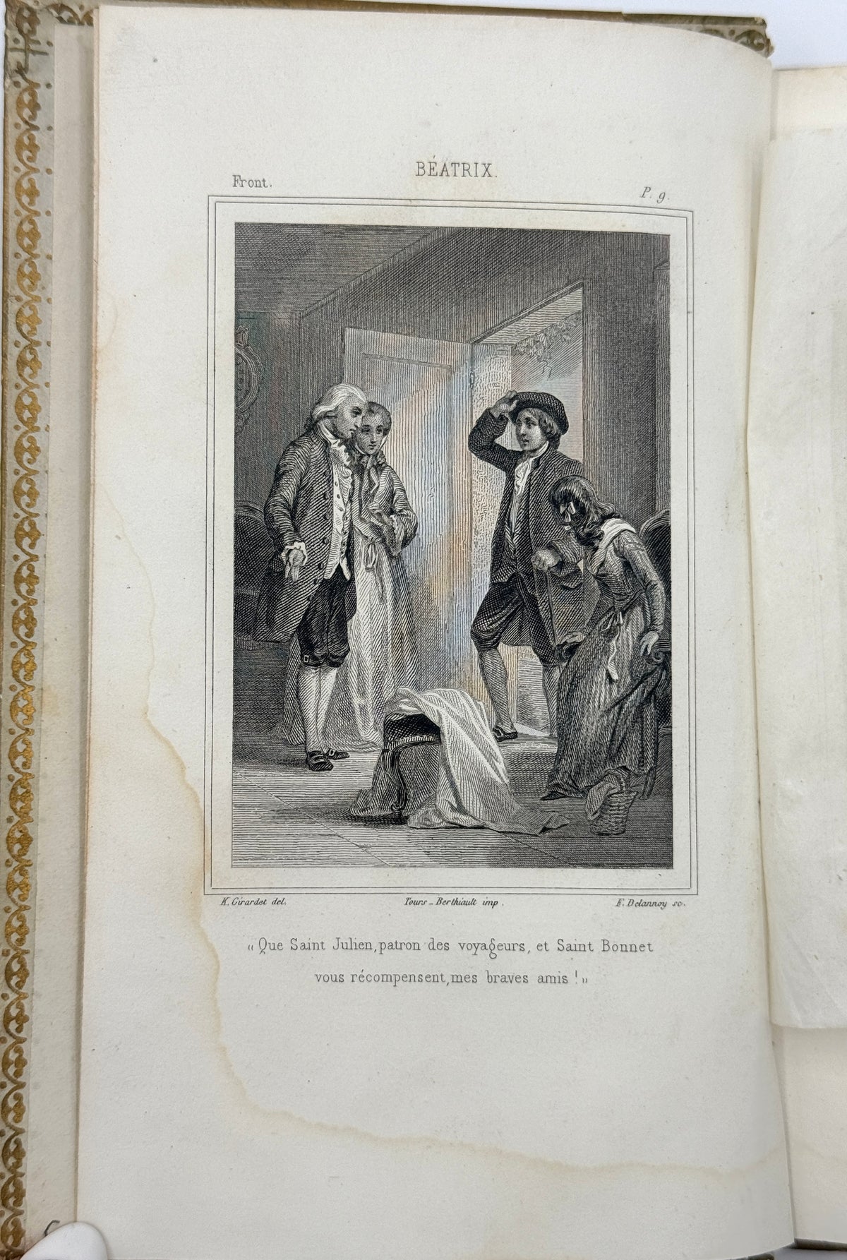 Beatrix, French Cartonnage Book, 1866