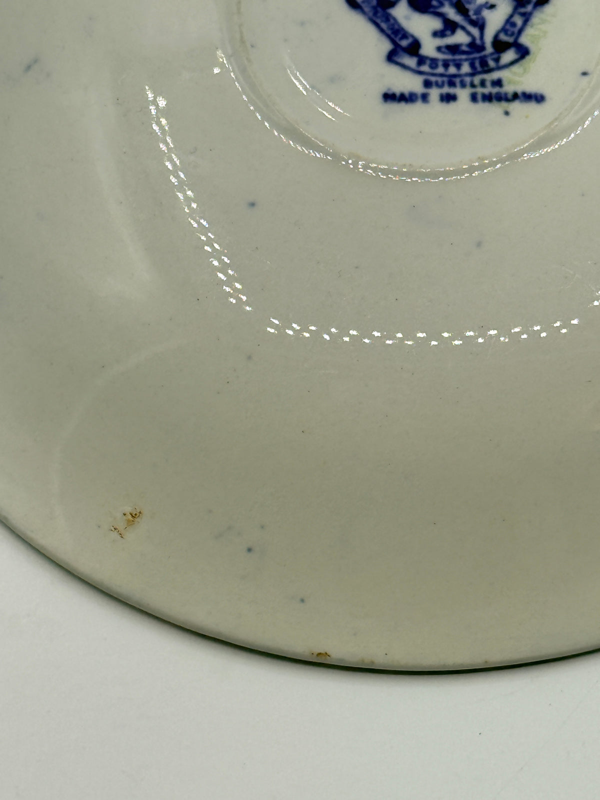 Blue Willow Small Blue & White English Plate
