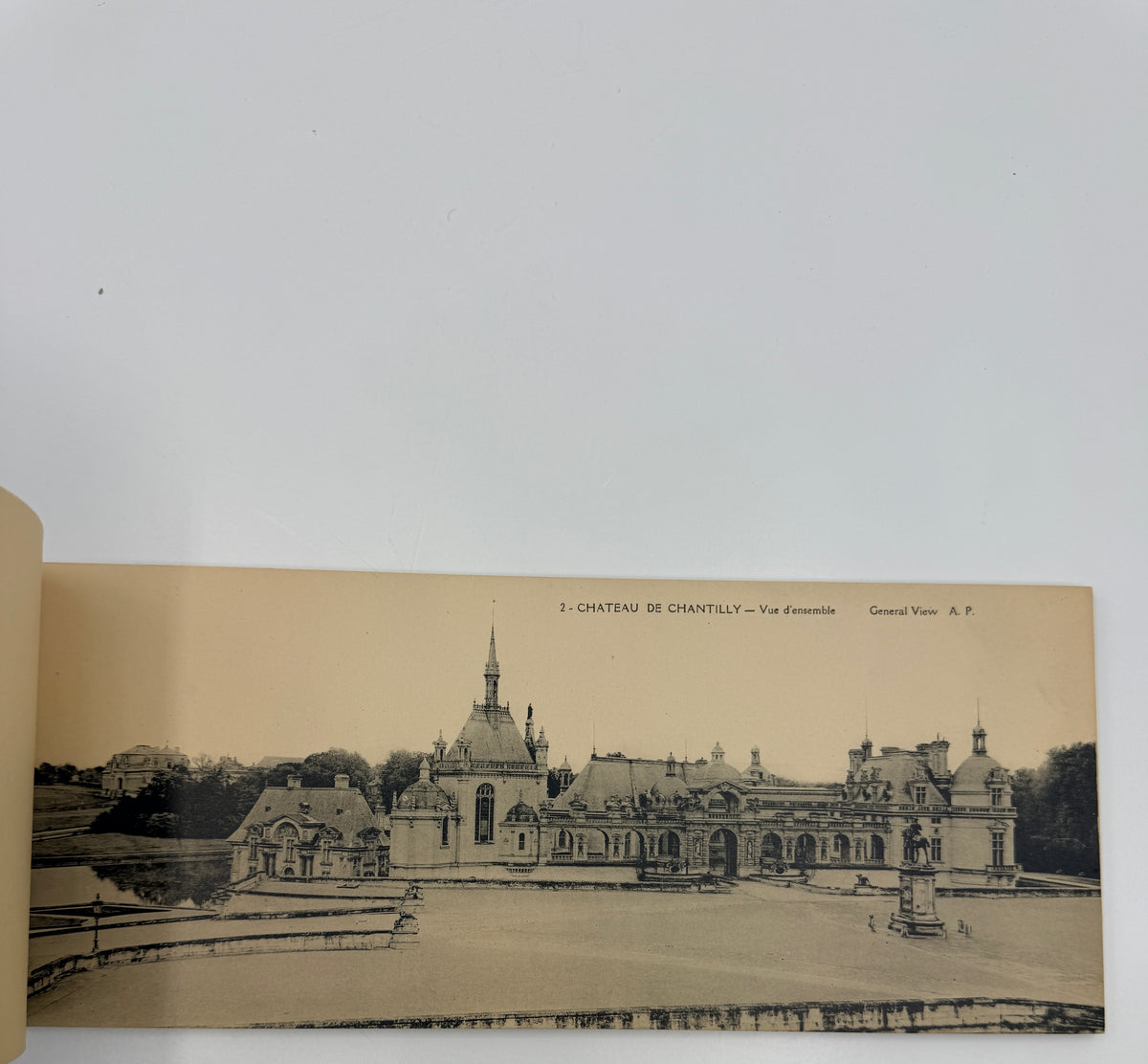 Le Chateau Chantilly le Parc Panoramiques, French Vintage Panoramics