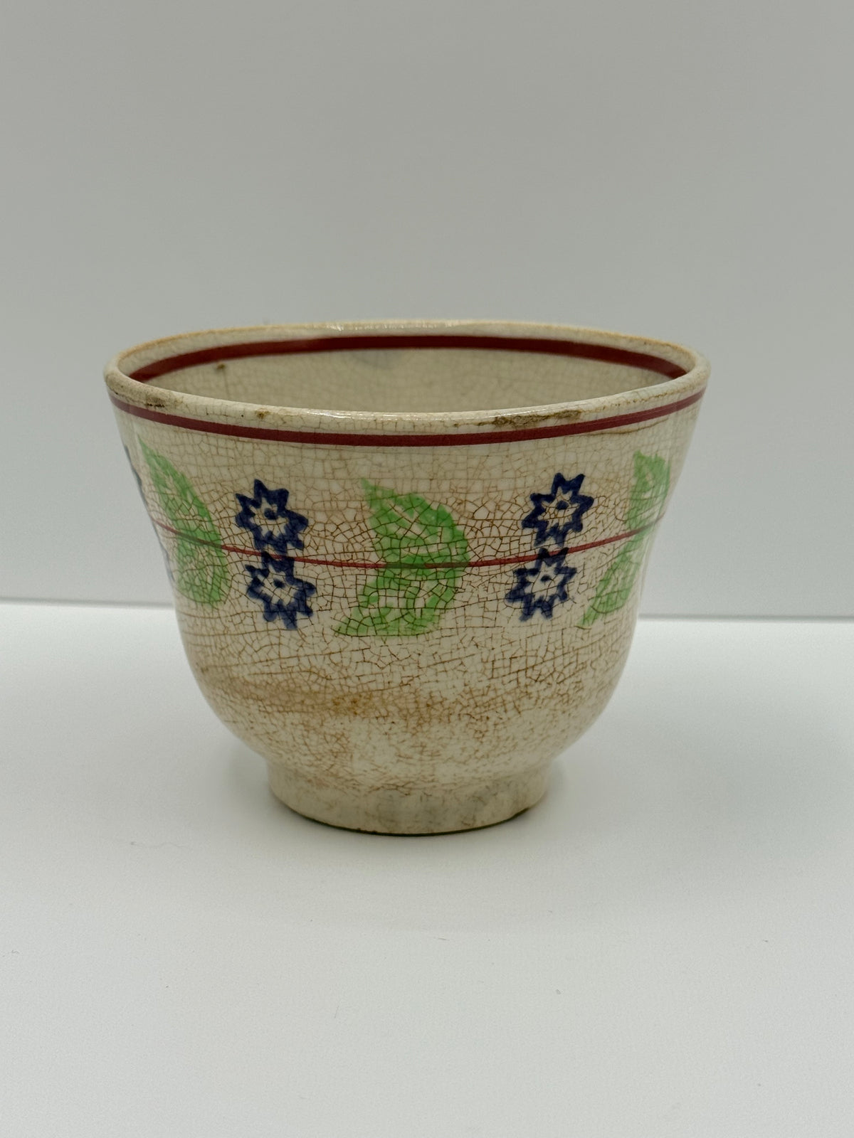 Small Ironstone Floral Bowl