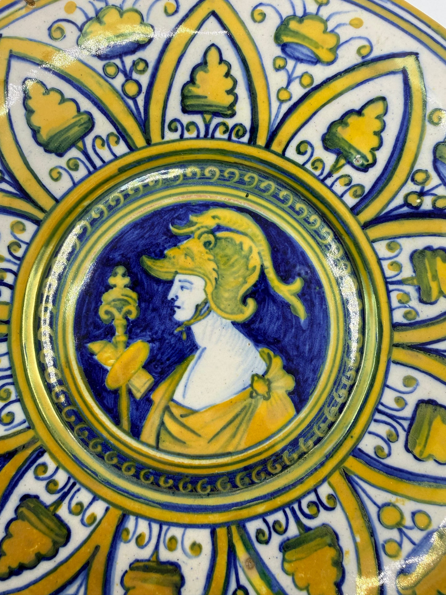 Antique Signed Royal Style Italian Plate