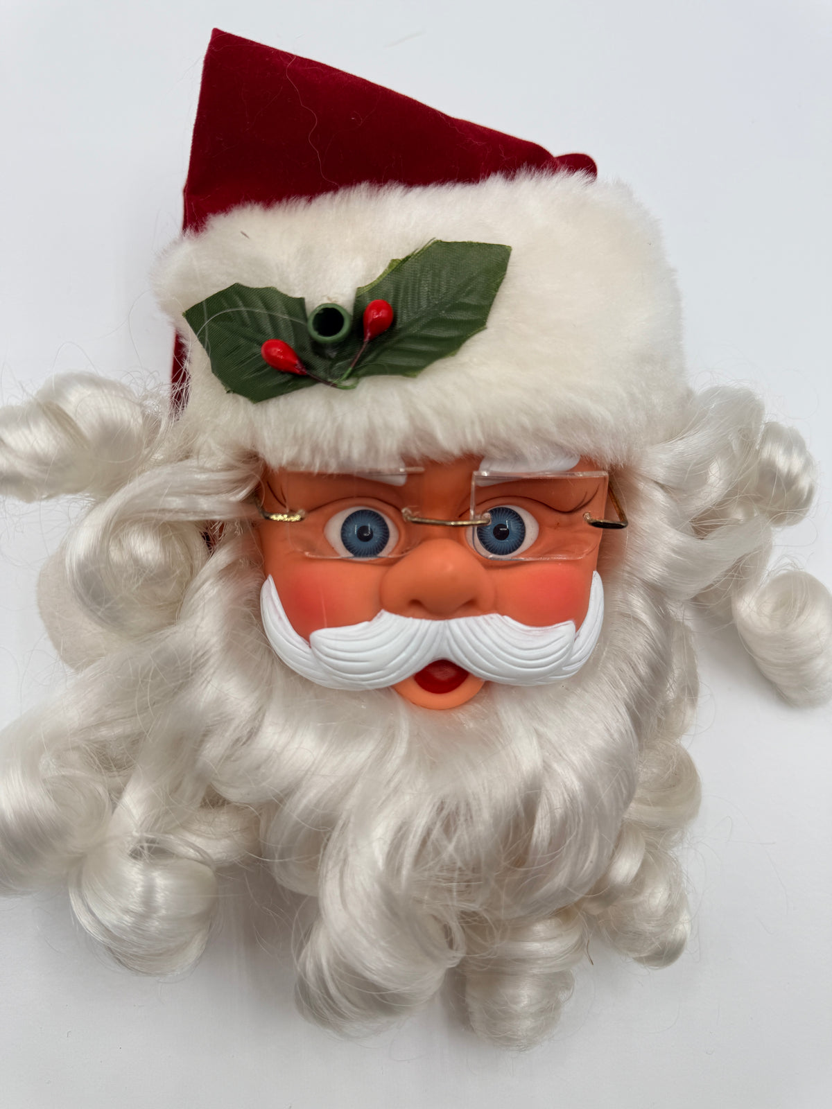 Vintage Santa Face Wall or Tree Hanging