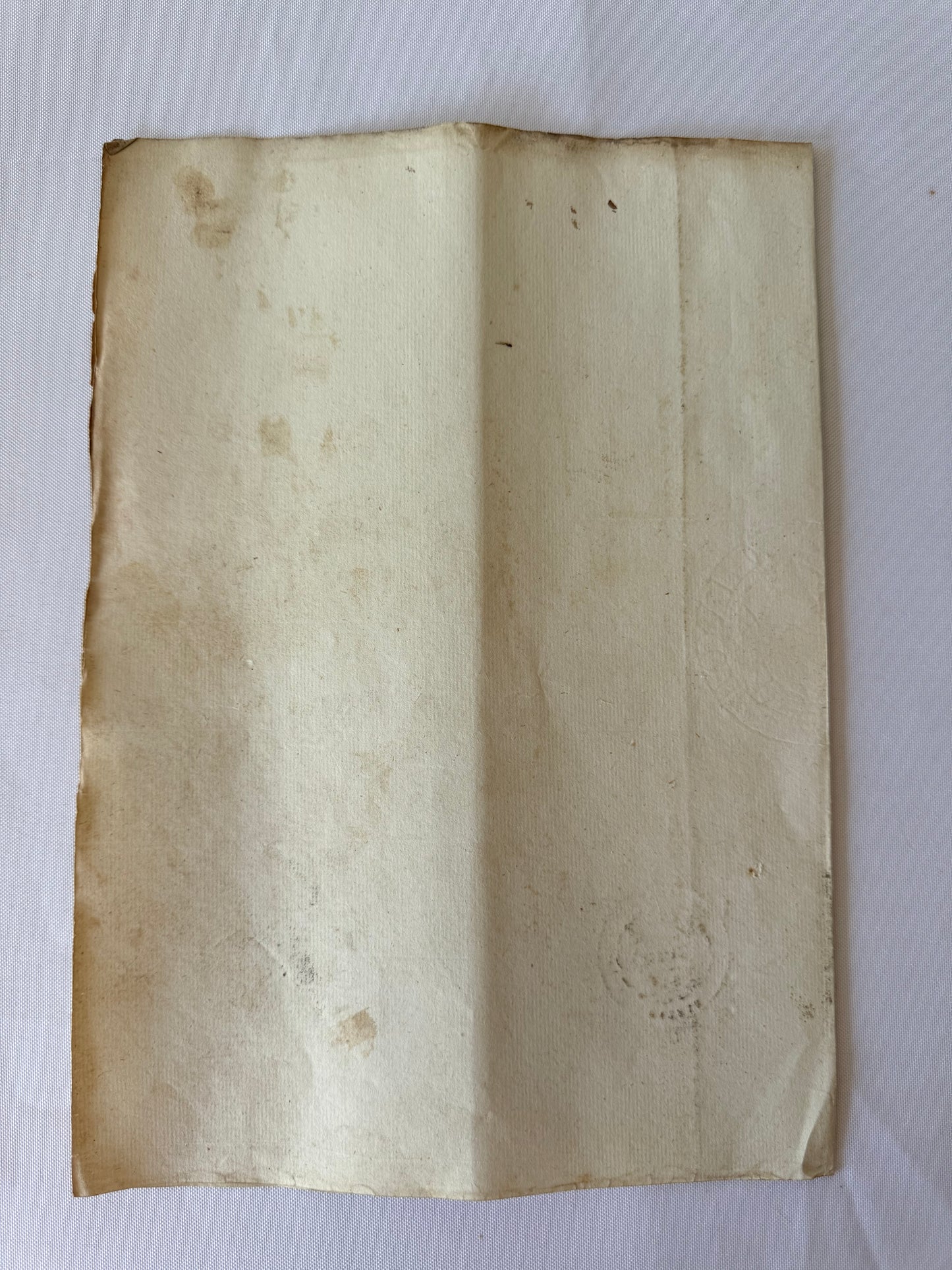 French Handwritten City Hall Document, 1838, Grenoble