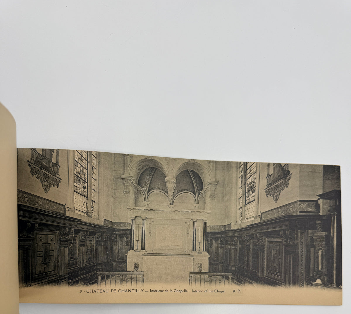 Le Chateau Chantilly le Parc Panoramiques, French Vintage Panoramics