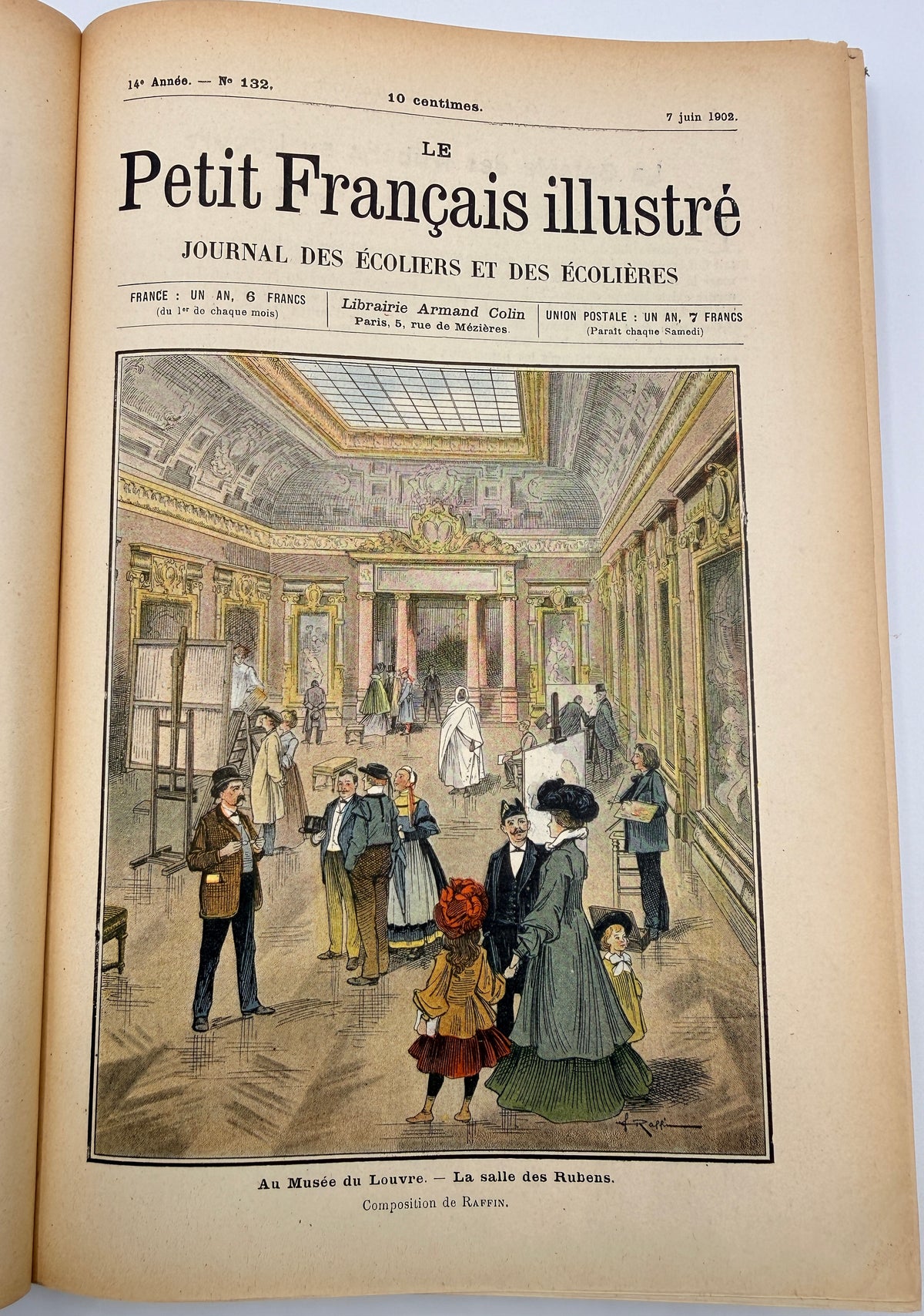 Les Petit Francais Illustraé Journal, 1902, Antique French Journal Collection