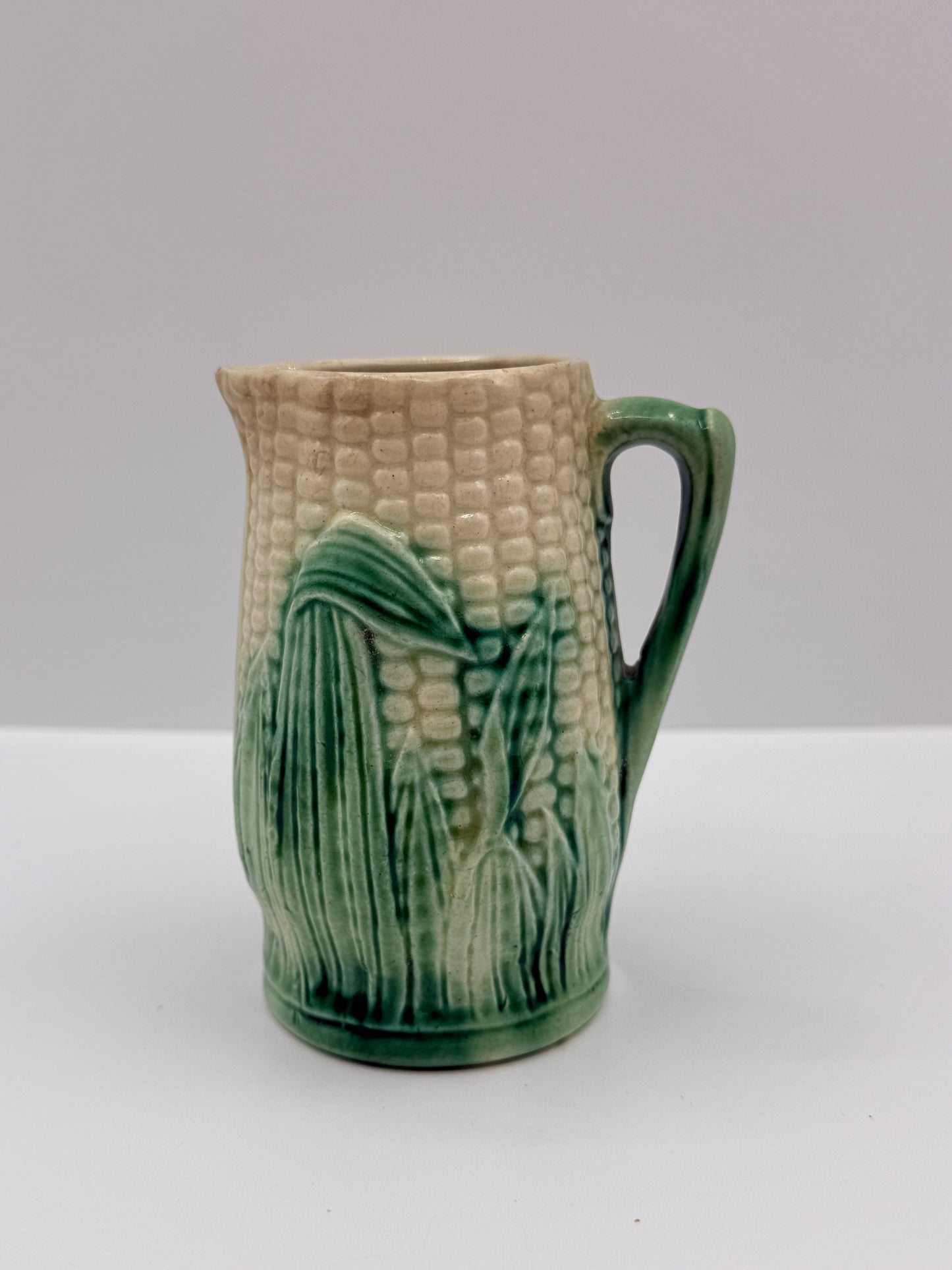 Etruscan Majolican Corn Creamer