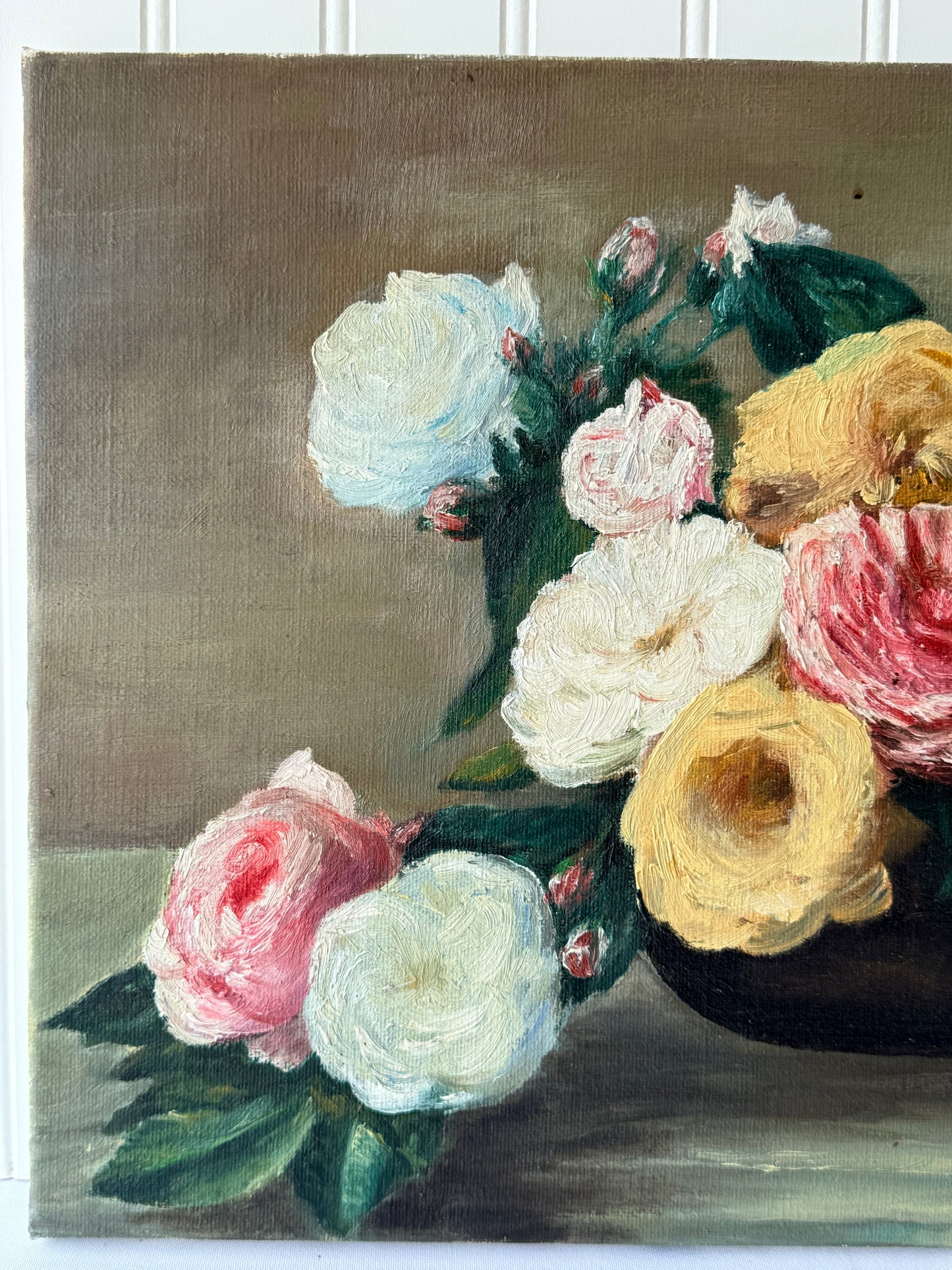 Floral Still Life Oil Painting, 18”