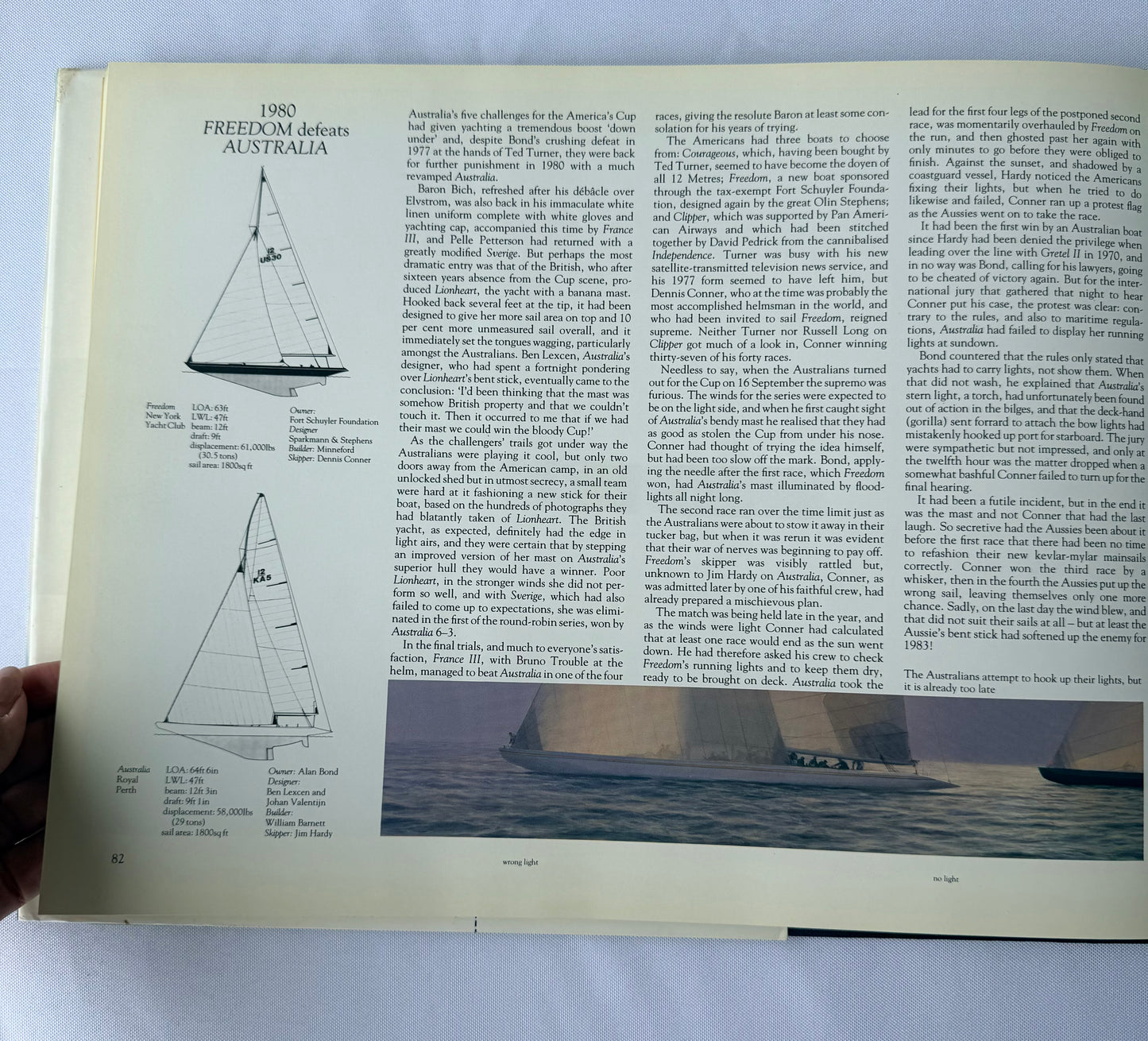The Winning Moment, Paintings of The America’s Cup (1851-1987). Tim Thompson Art